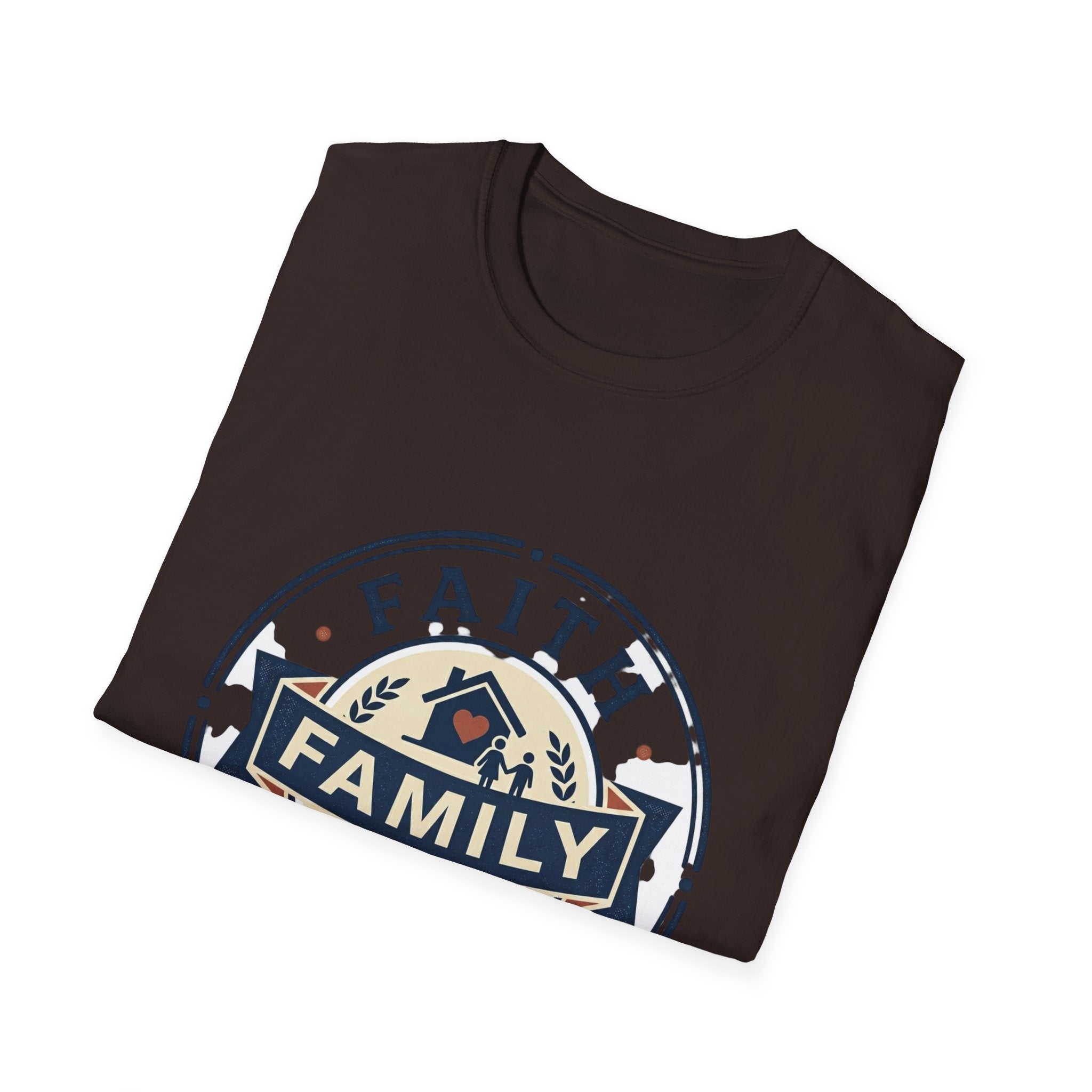 Faith, Family & Friends T-Shirt — Inspirational Christian Family Tee