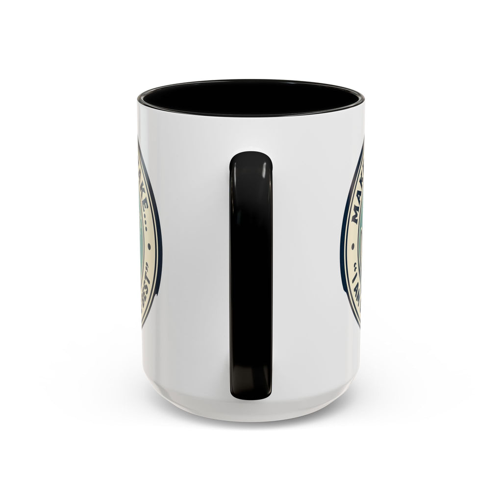 Otter Coffee Mug - "Make No Mistake I Am Otterly The Best" Accent Ceramic Mug