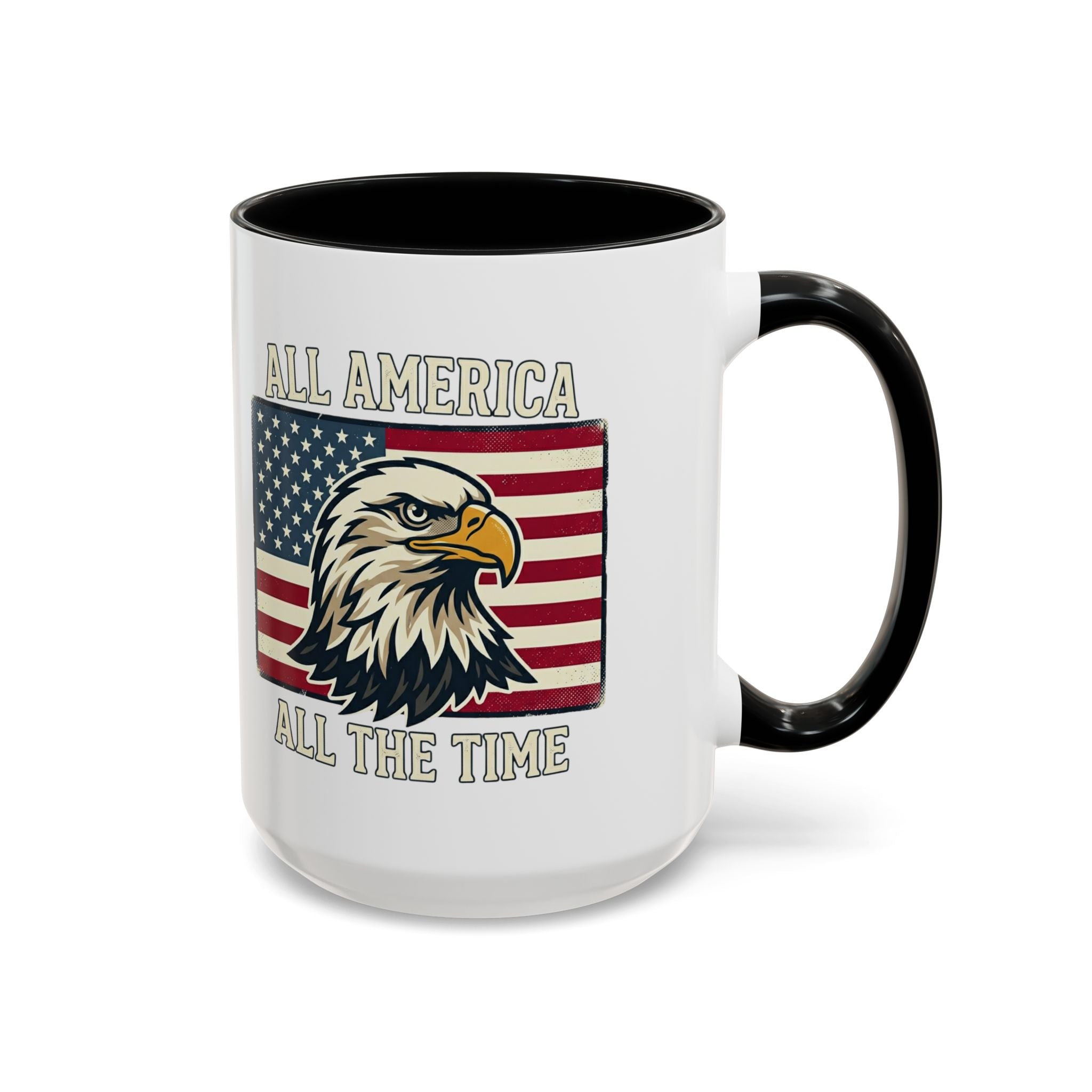 All America Eagle Coffee Mug — Patriotic 11oz Accent Mug