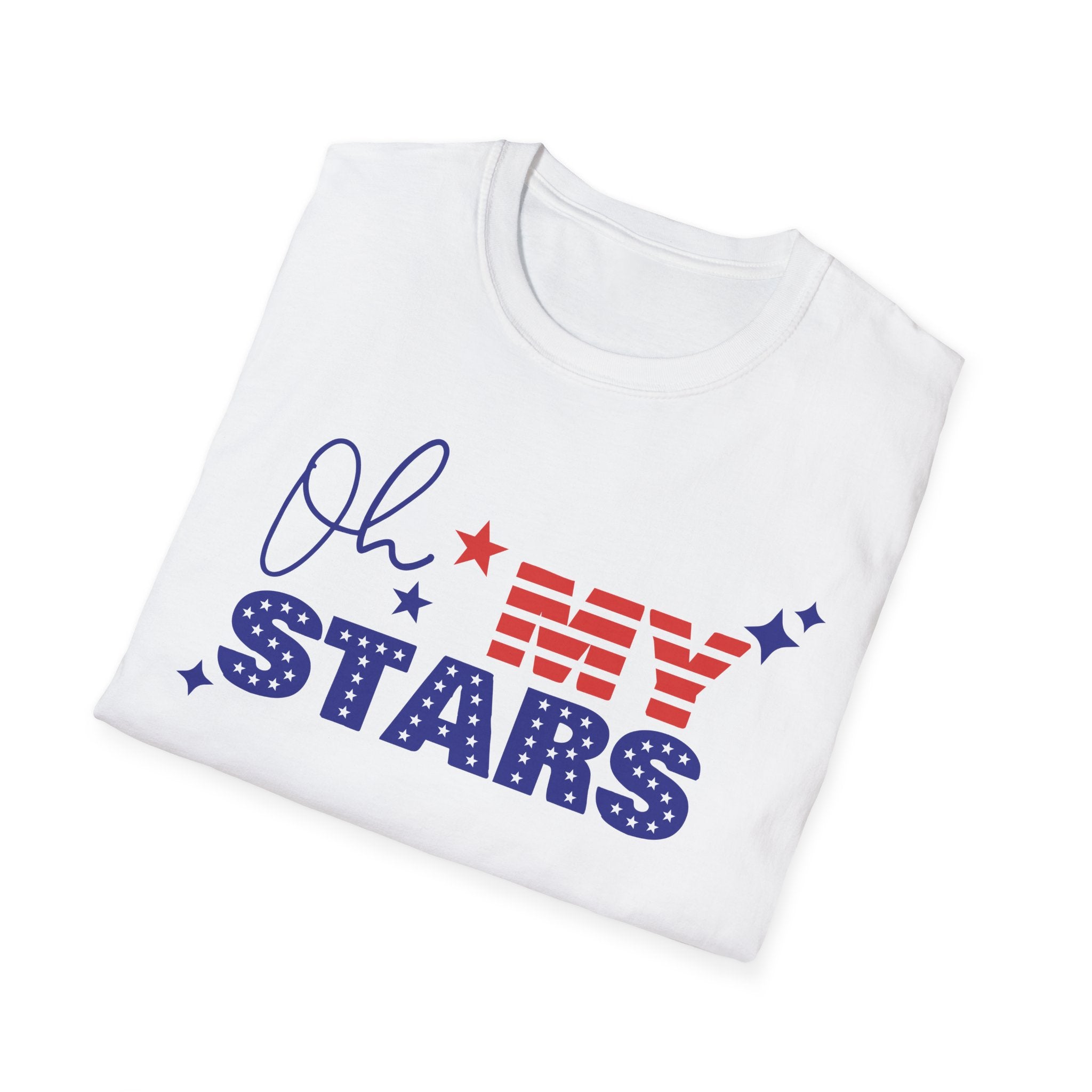 Oh My Stars T-Shirt – Patriotic 4th of July Graphic Tee