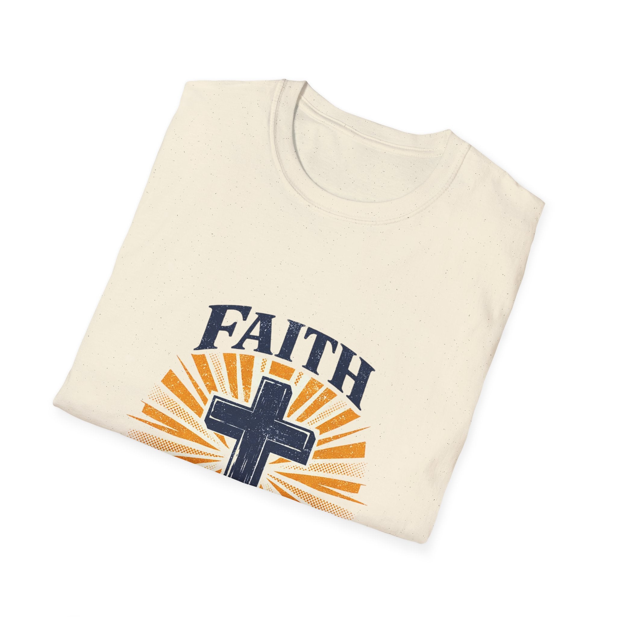Faith Over Fear T-Shirt — Christian Cross Inspirational Tee