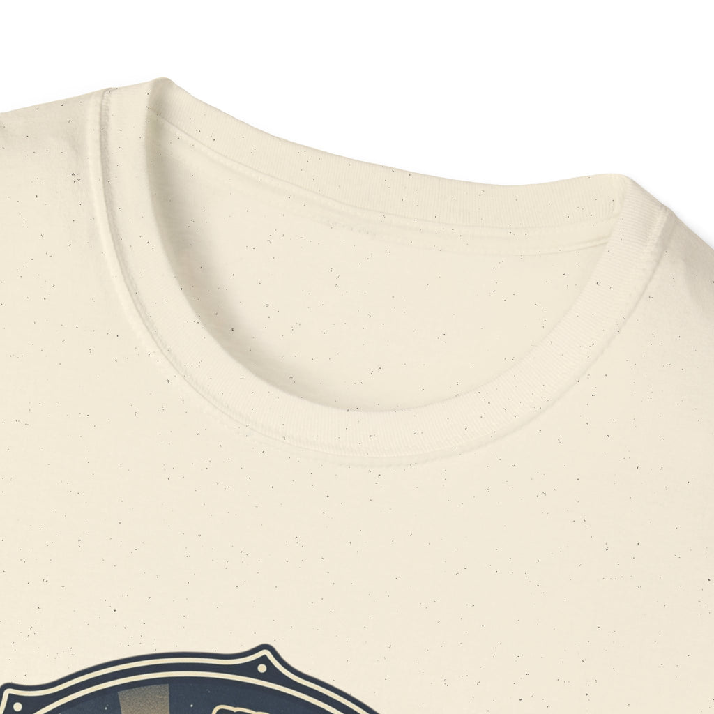 Christian T-Shirt — "Thankful God Is In Control" Cross Design