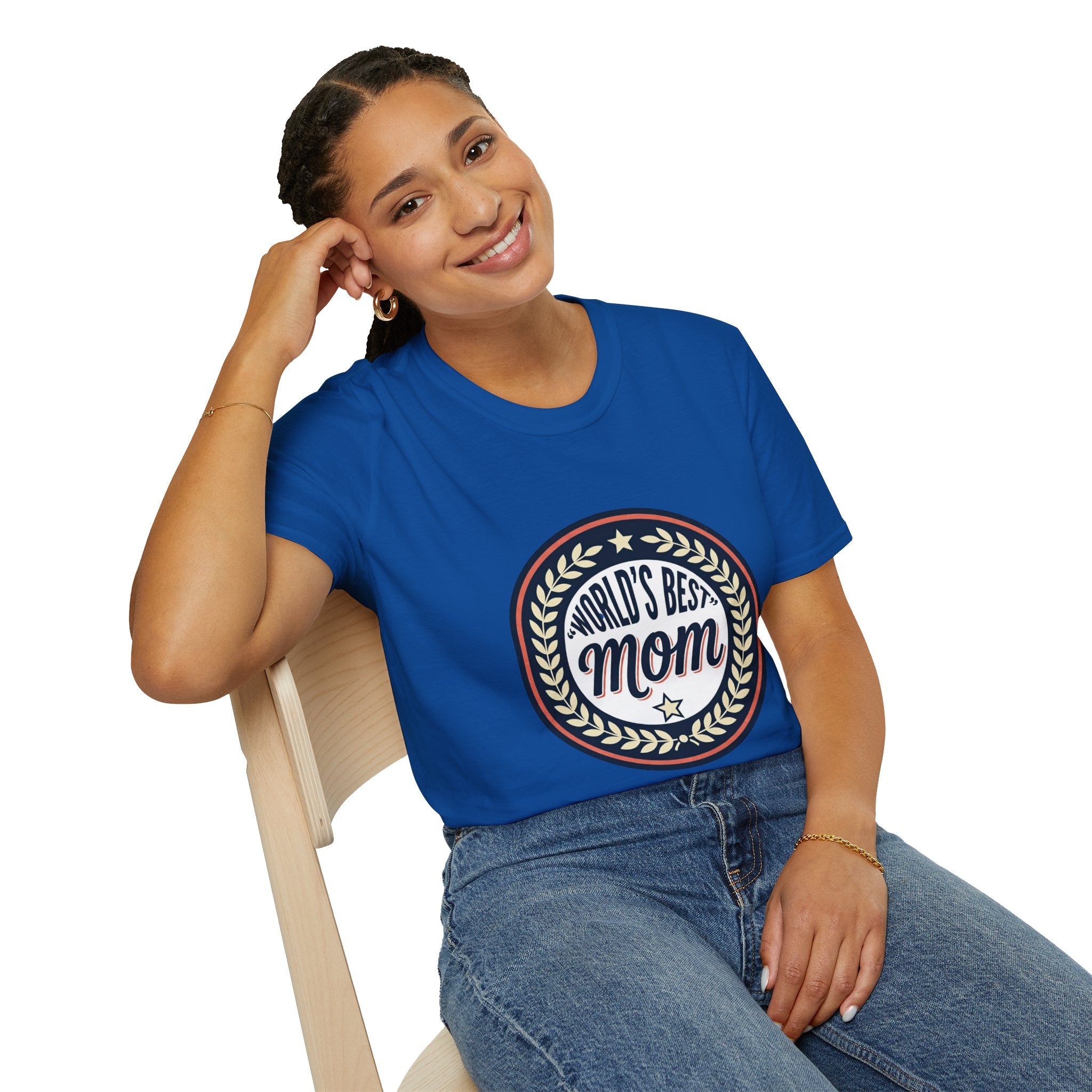 World's Best Mom T-Shirt – Vintage Badge Mother's Day Tee