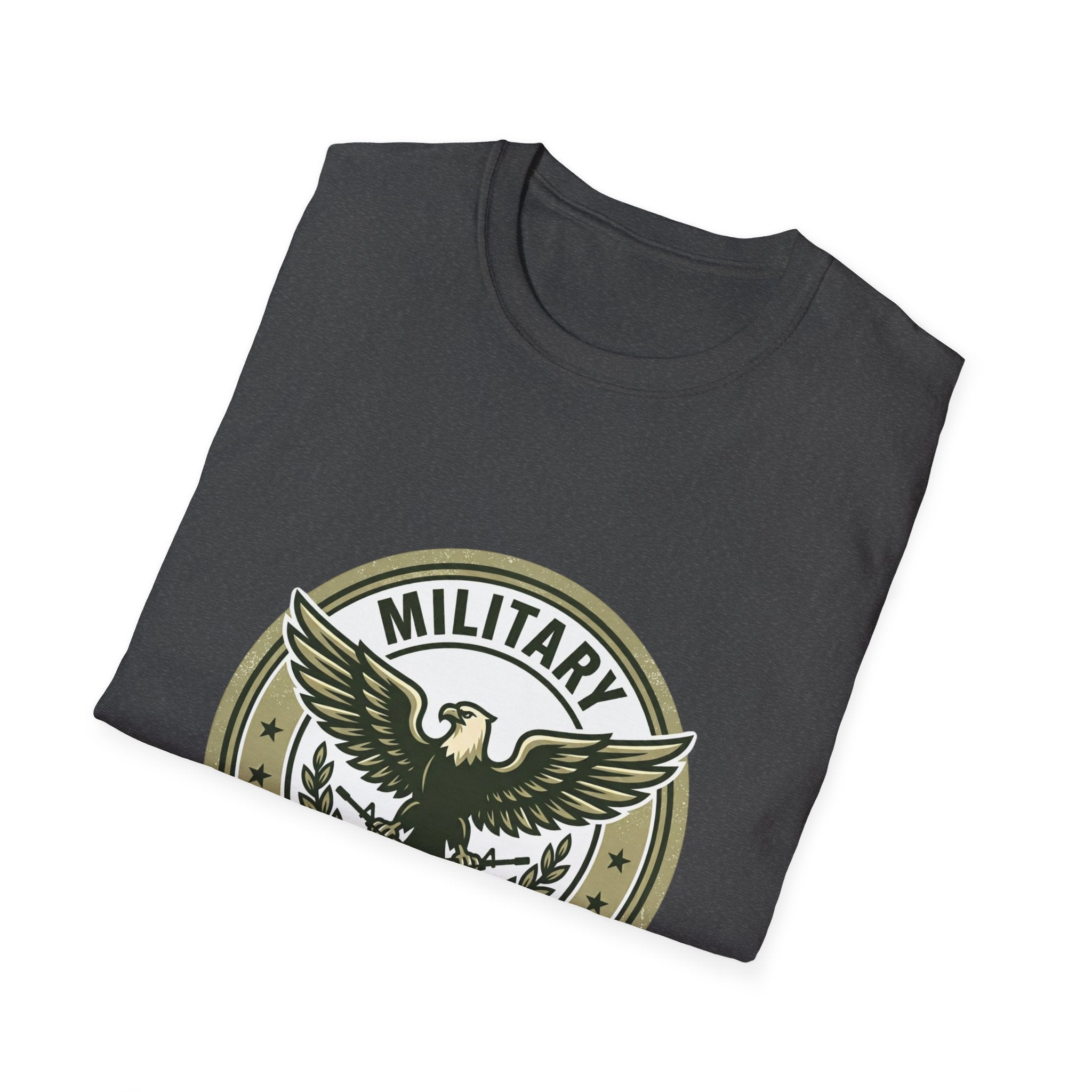 Military Eagle T-Shirt — Vintage Emblem Patriotic Tee