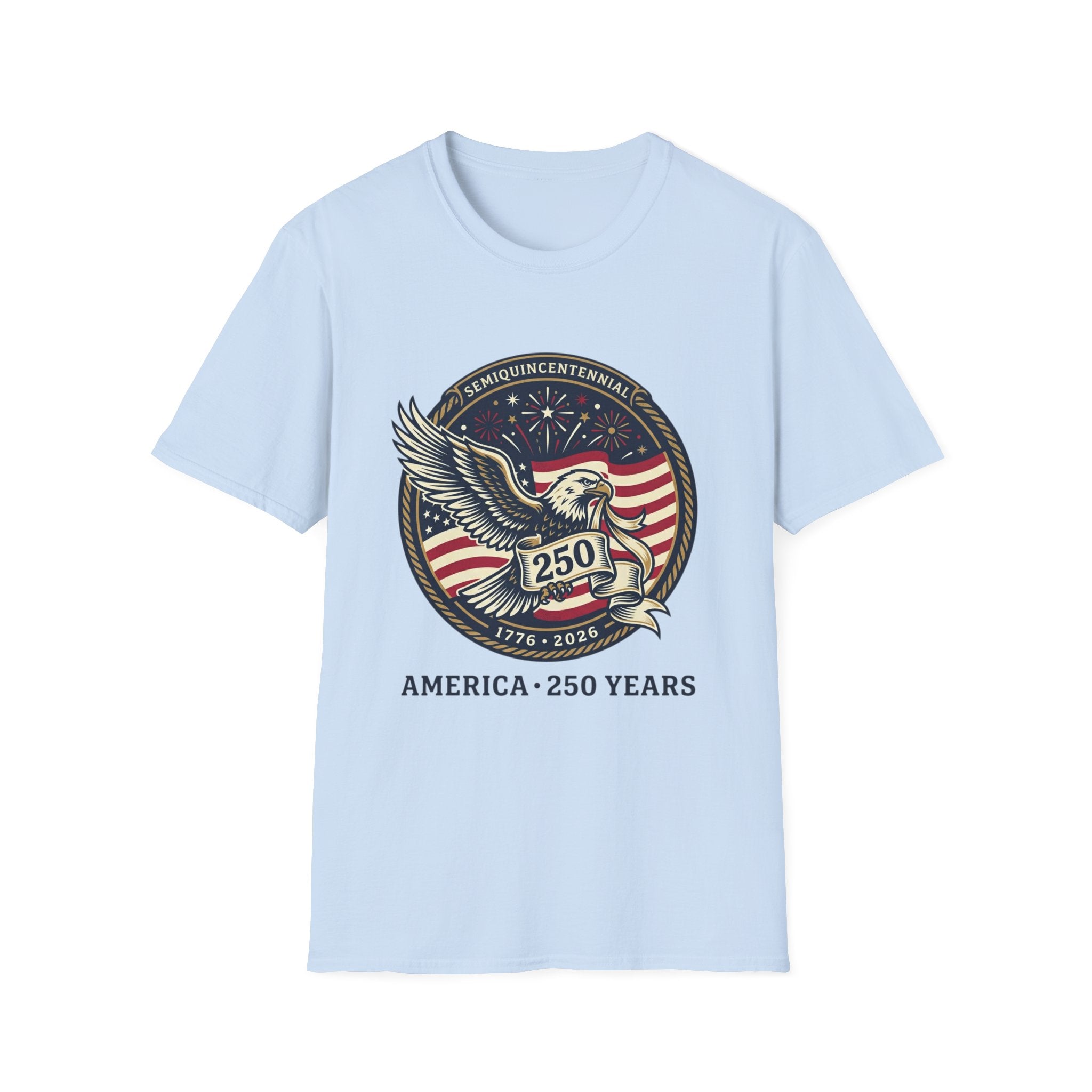 250th America Eagle T-Shirt — Semiquincentennial Patriotic Shirt