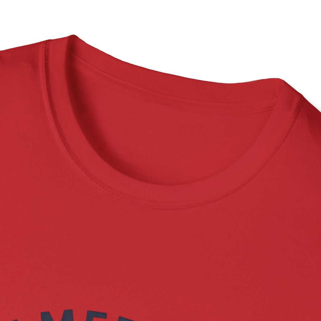 America Map Graphic T-Shirt – Vintage Flag Design, EST. 1776