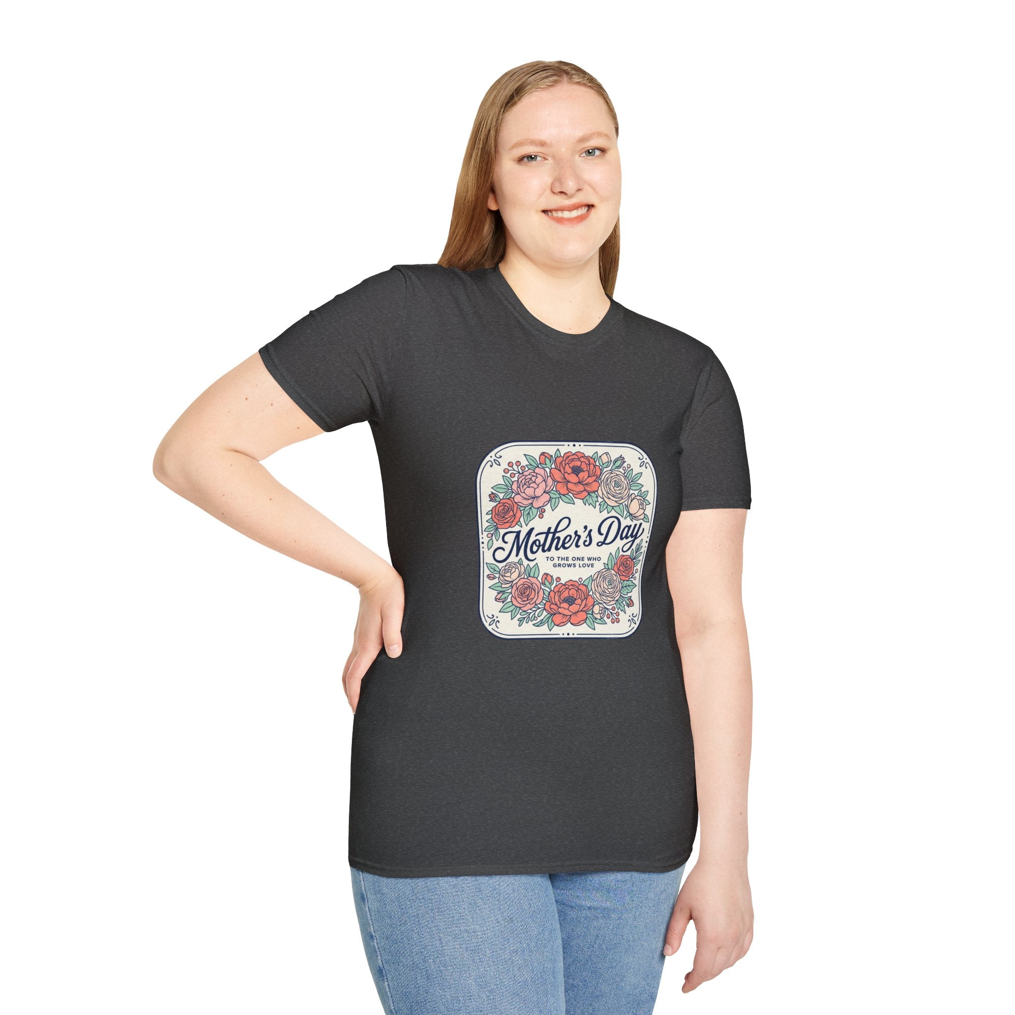 Mother's Day Floral Tee — Vintage Roses "Mother's Day" Graphic T-Shirt