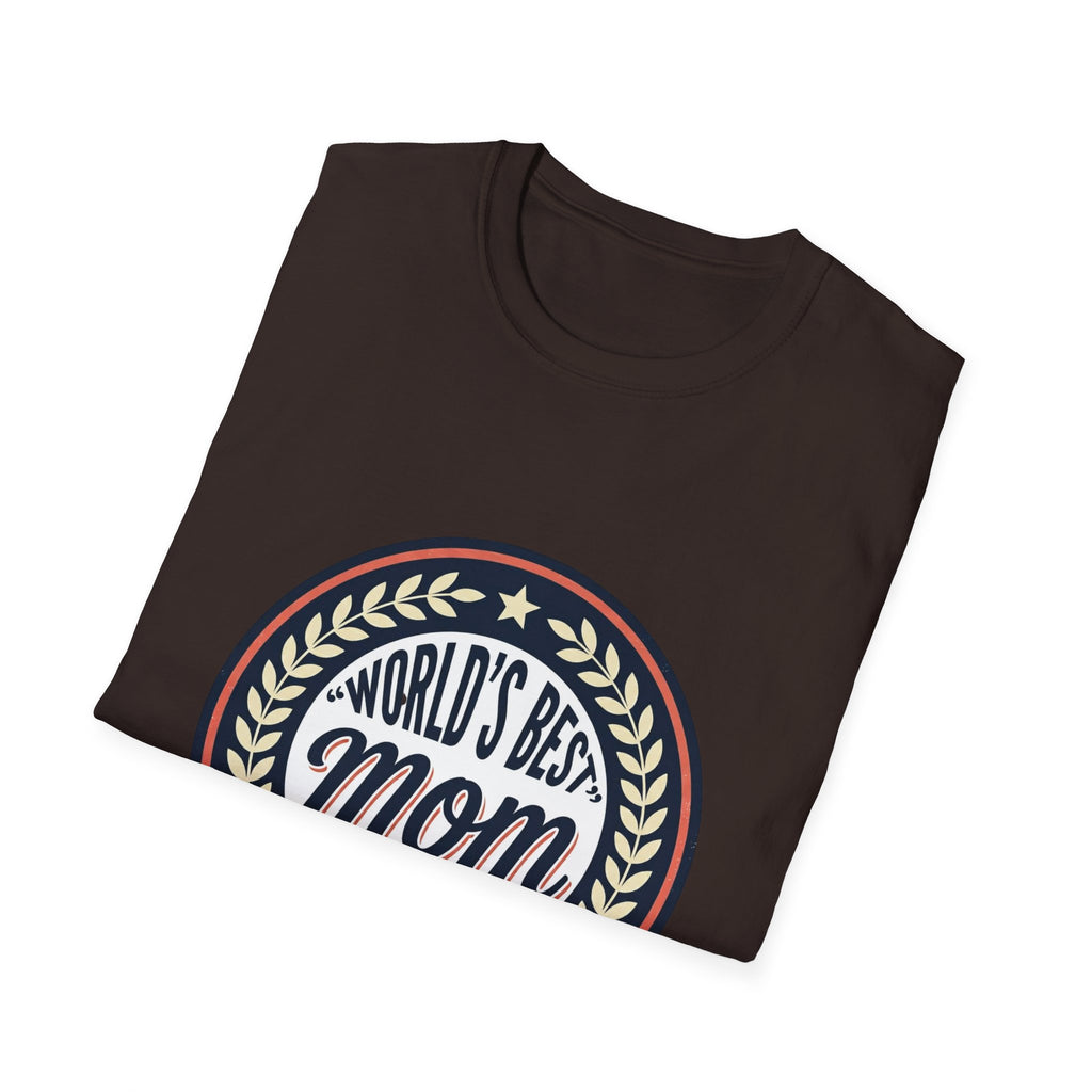World's Best Mom T-Shirt – Vintage Badge Mother's Day Tee