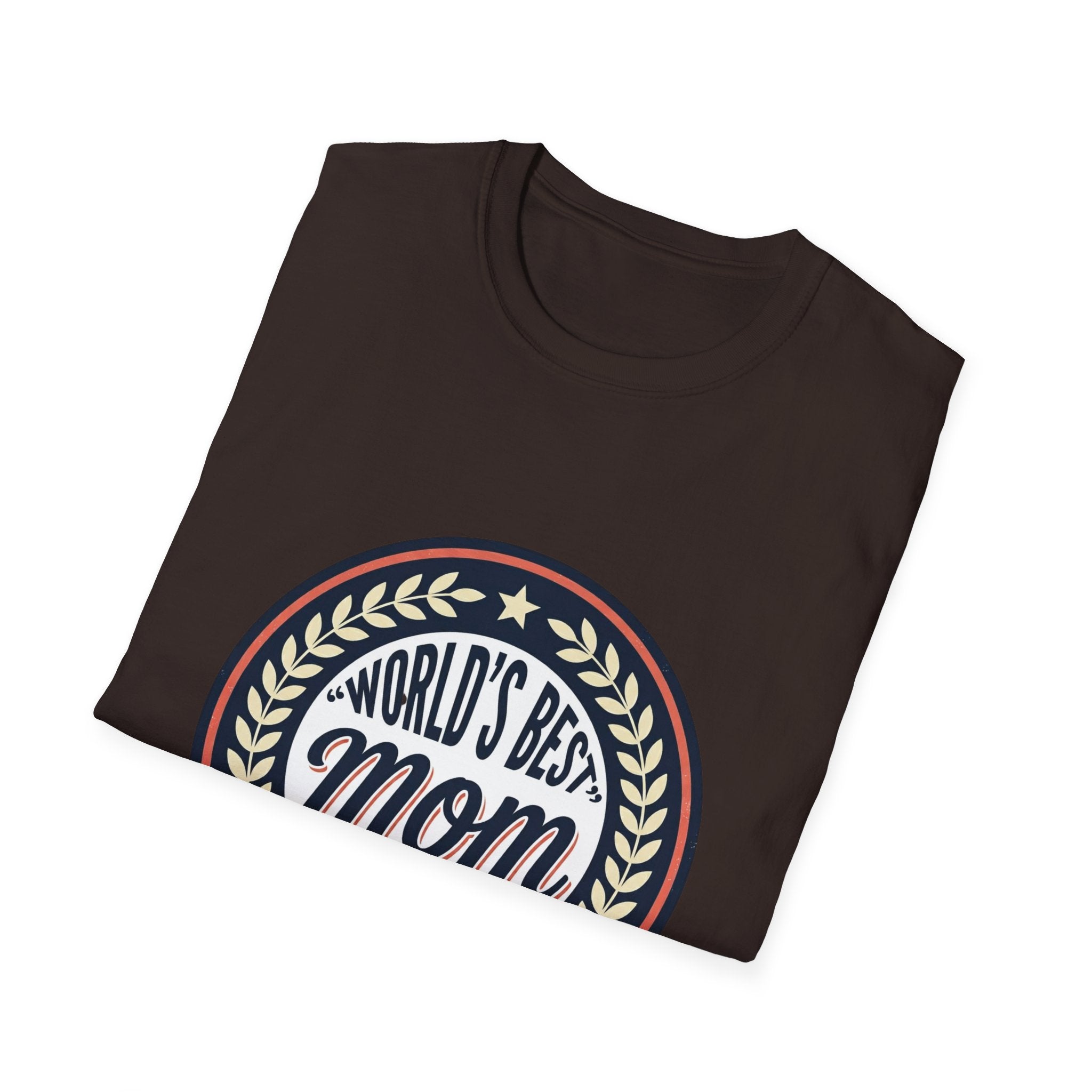 World's Best Mom T-Shirt – Vintage Badge Mother's Day Tee