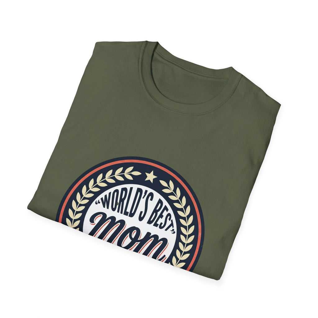 World's Best Mom T-Shirt – Vintage Badge Mother's Day Tee