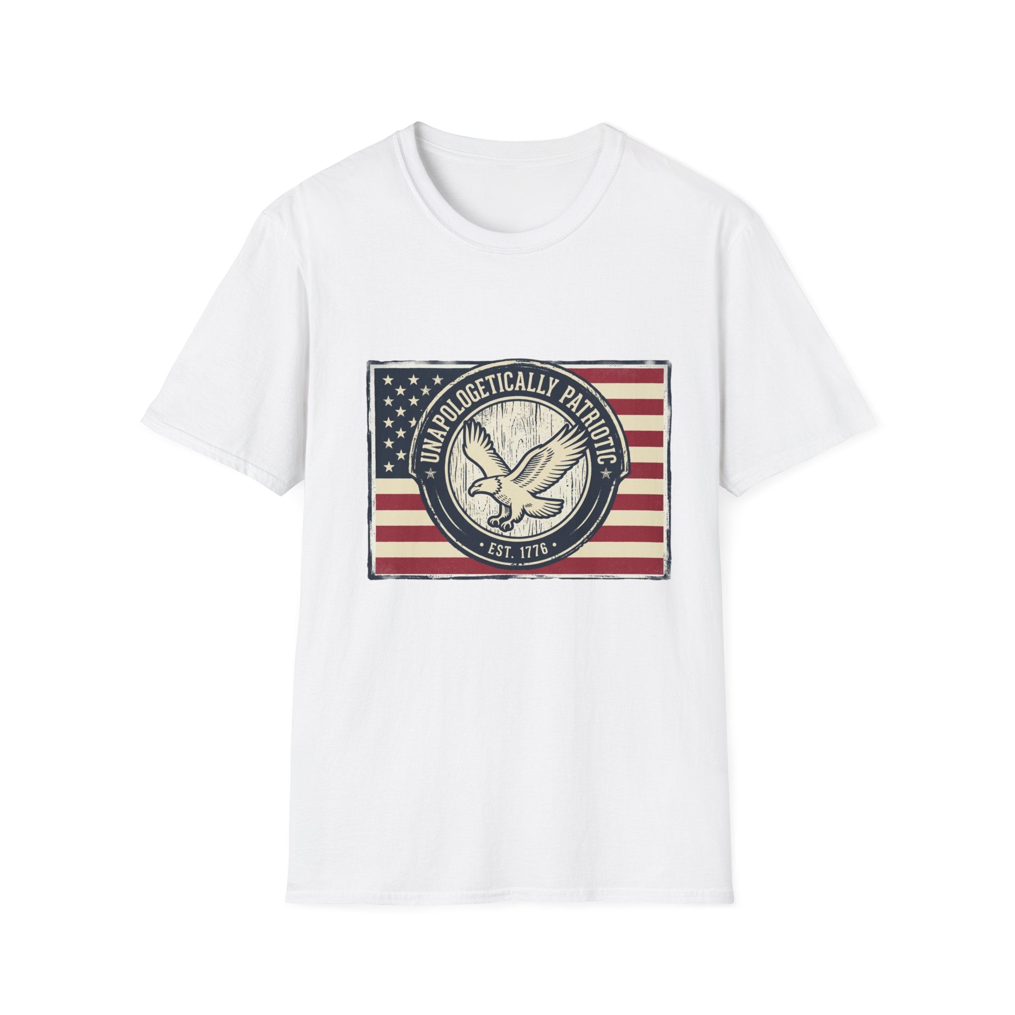 Patriotic Eagle T-Shirt — Unapologetically Patriotic American Flag Tee