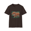 Highland Cow Graphic T-Shirt — Rustic Grazing Cows Farm Tee