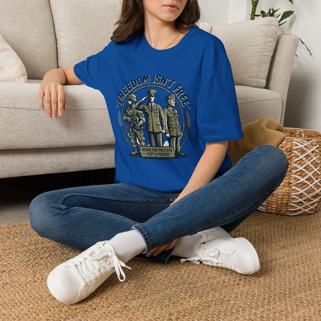 Freedom Isn't Free Military Tribute T-Shirt