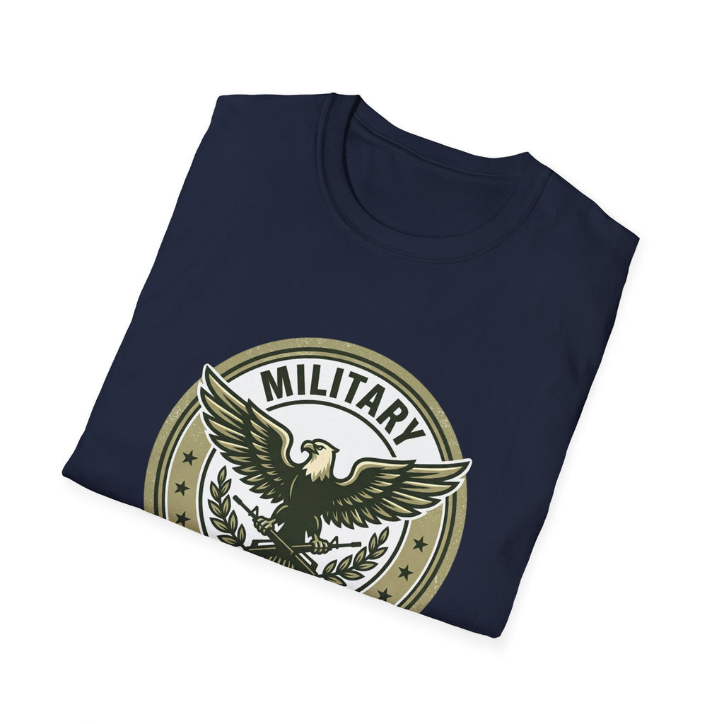 Military Eagle T-Shirt — Vintage Emblem Patriotic Tee