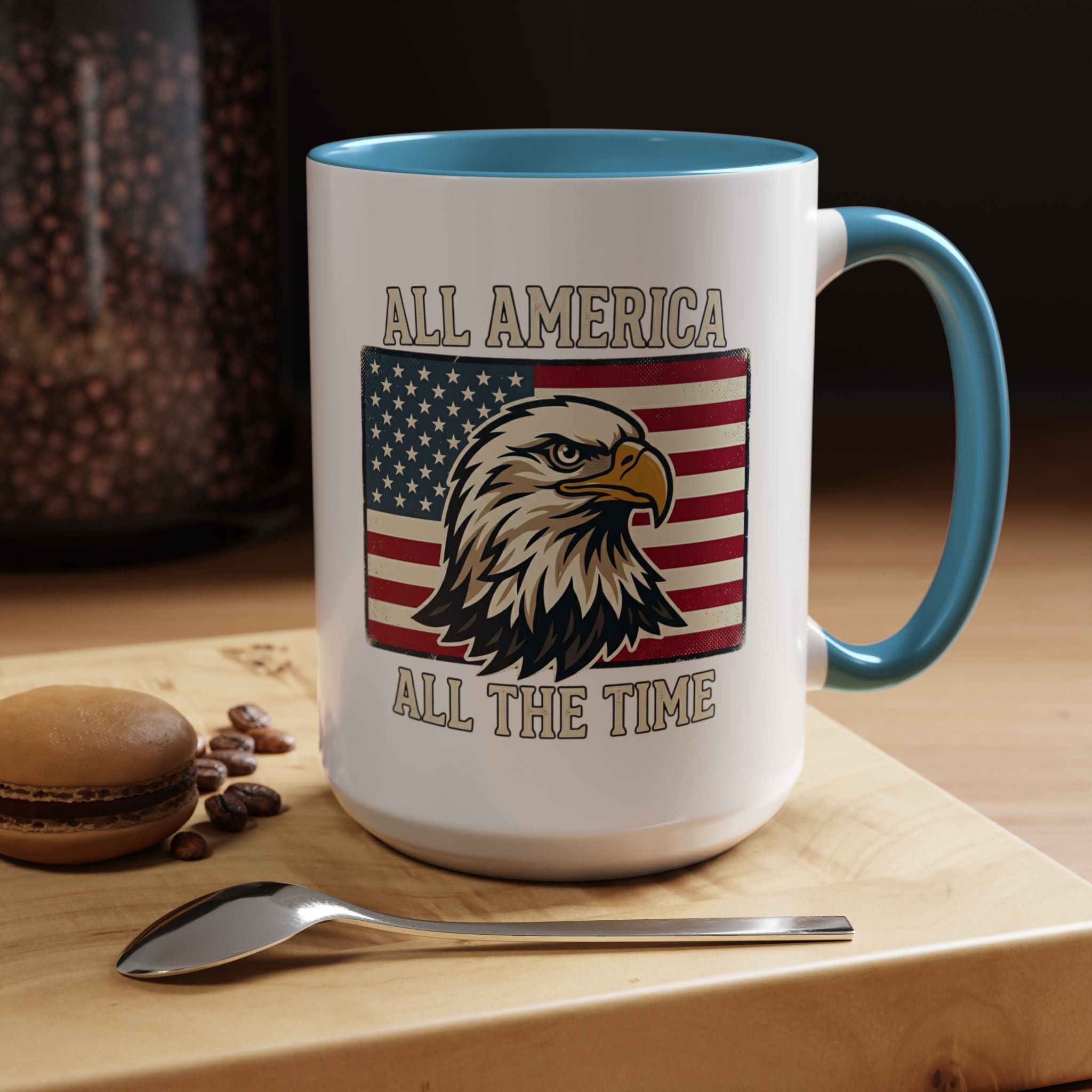 All America Eagle Coffee Mug — Patriotic 11oz Accent Mug