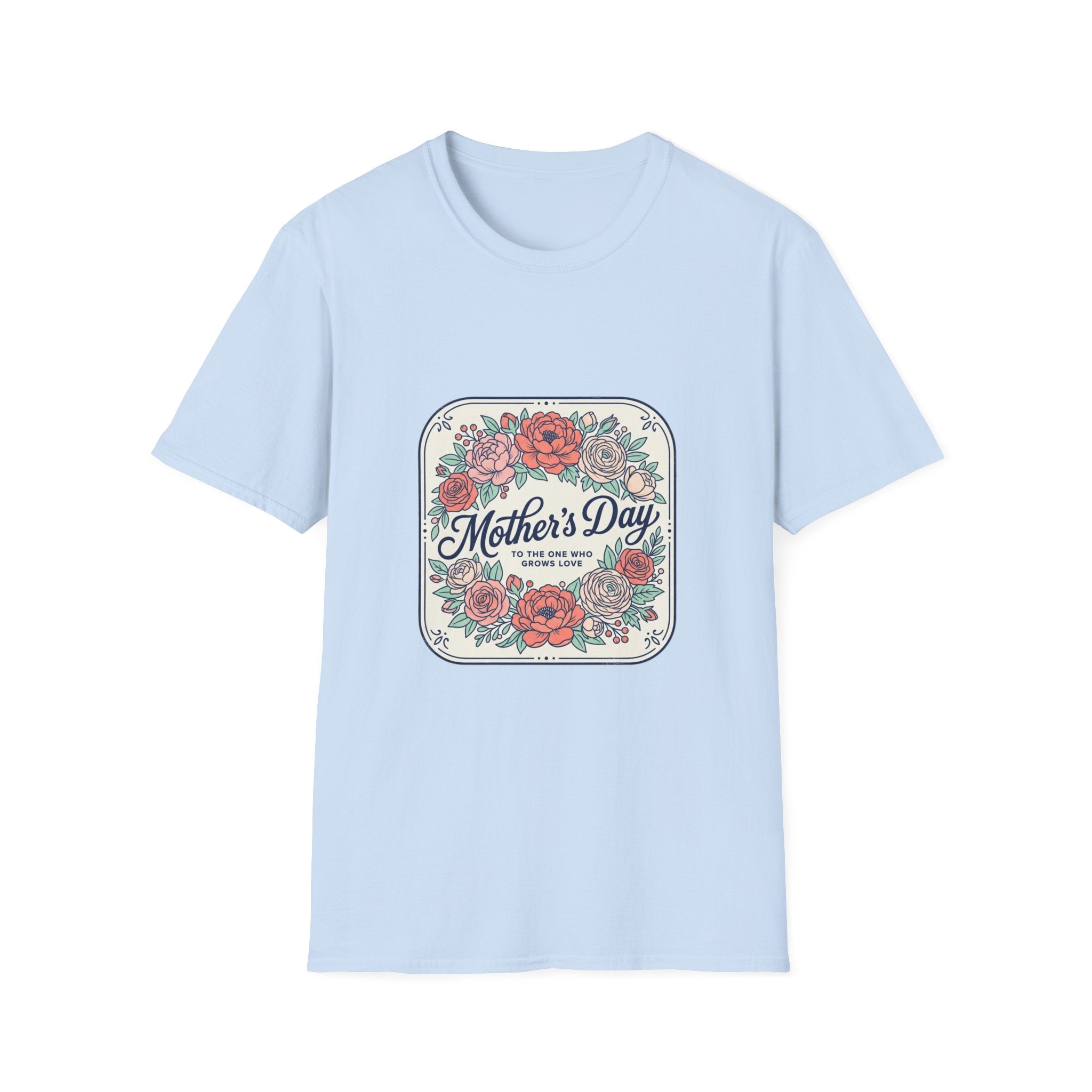 Mother's Day Floral Tee — Vintage Roses "Mother's Day" Graphic T-Shirt
