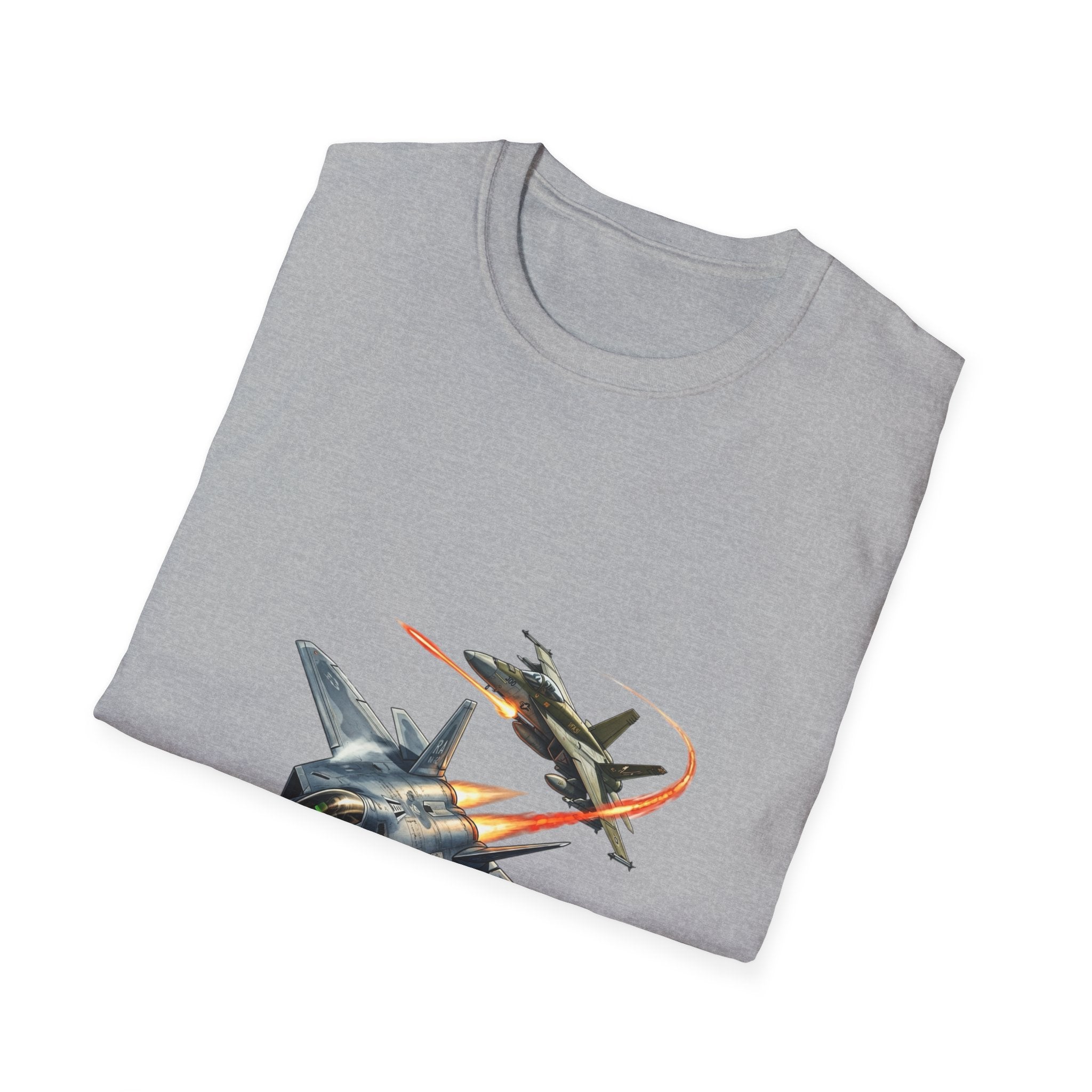 Jet Fighter T-Shirt — Vintage Military Aviation Graphic Tee