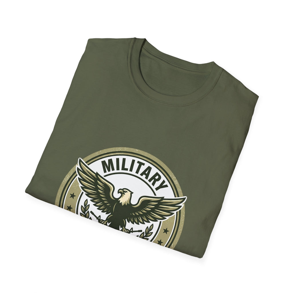 Military Eagle T-Shirt — Vintage Emblem Patriotic Tee