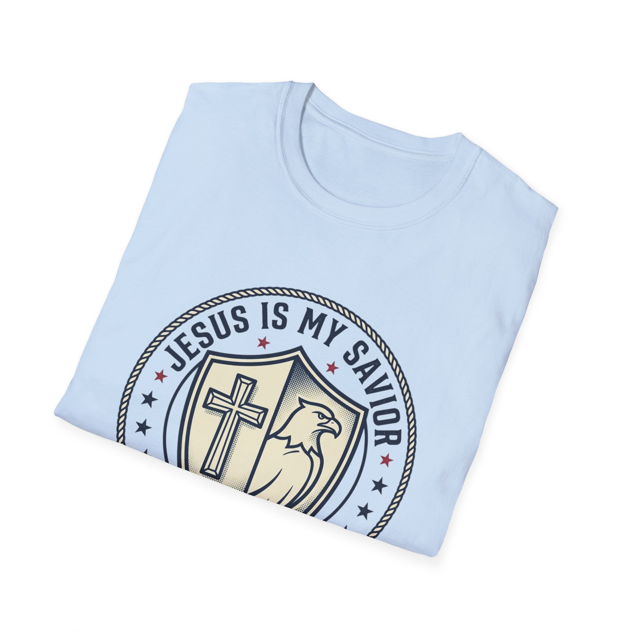 Christian Political T-Shirt — "Jesus Is My Savior, Trump Is My President"