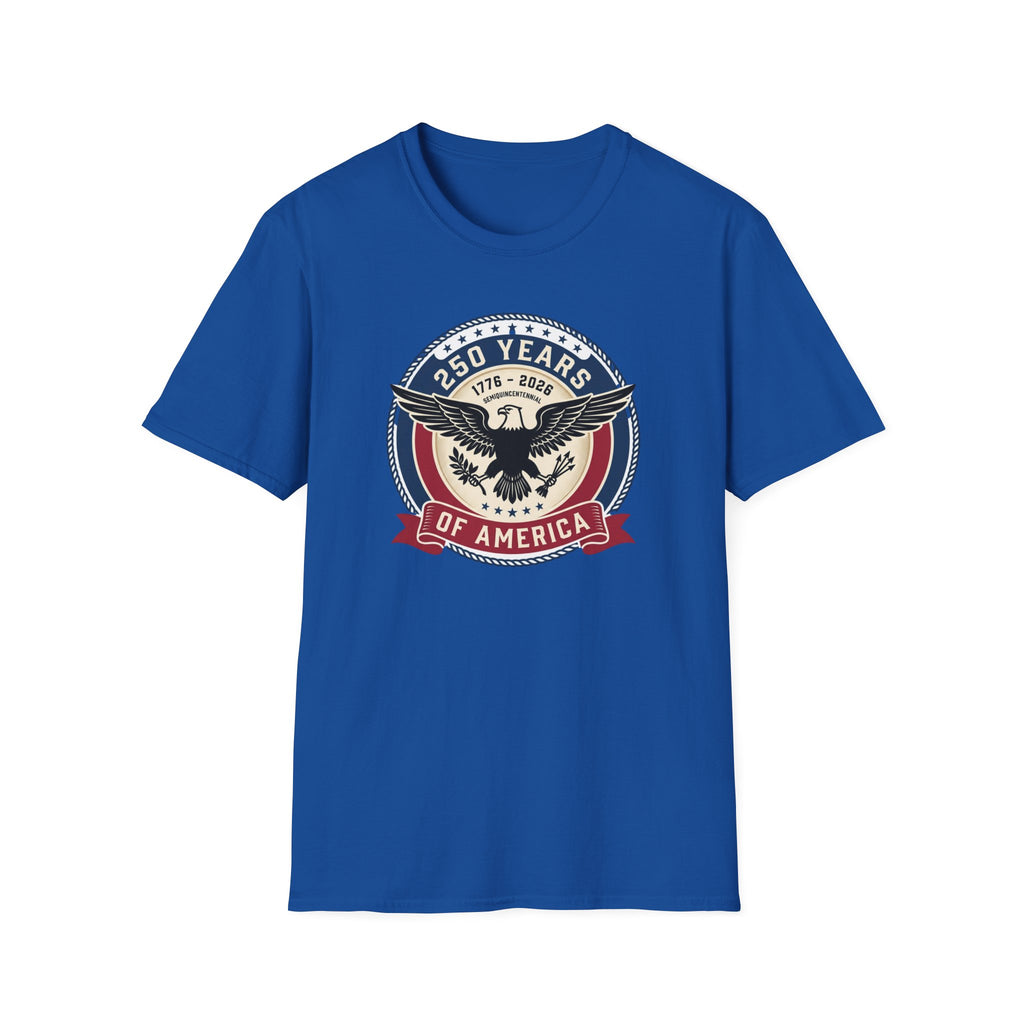 250 Years of America Eagle T-Shirt — 1776–2026 Patriotic Anniversary Tee