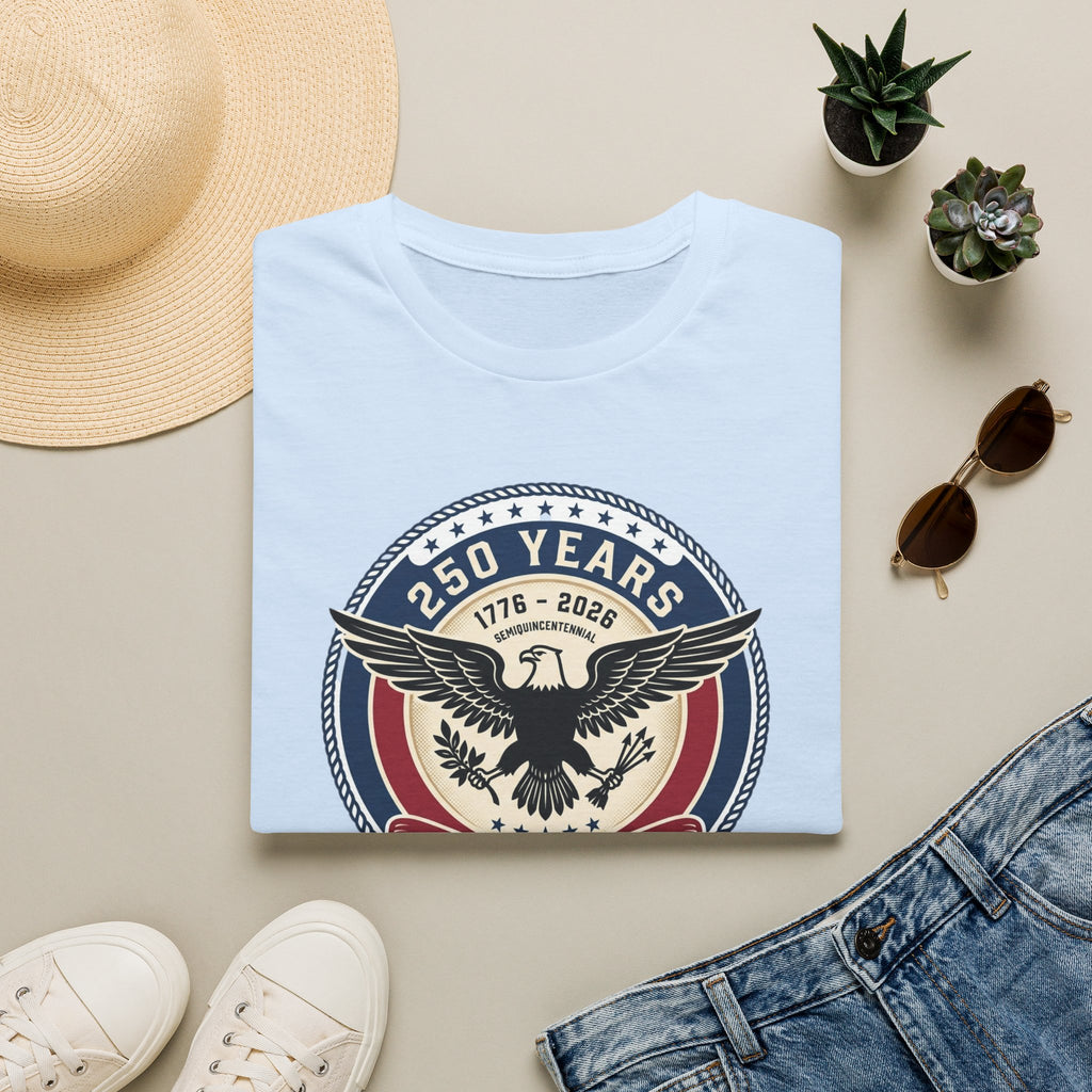 250 Years of America Eagle T-Shirt — 1776–2026 Patriotic Anniversary Tee