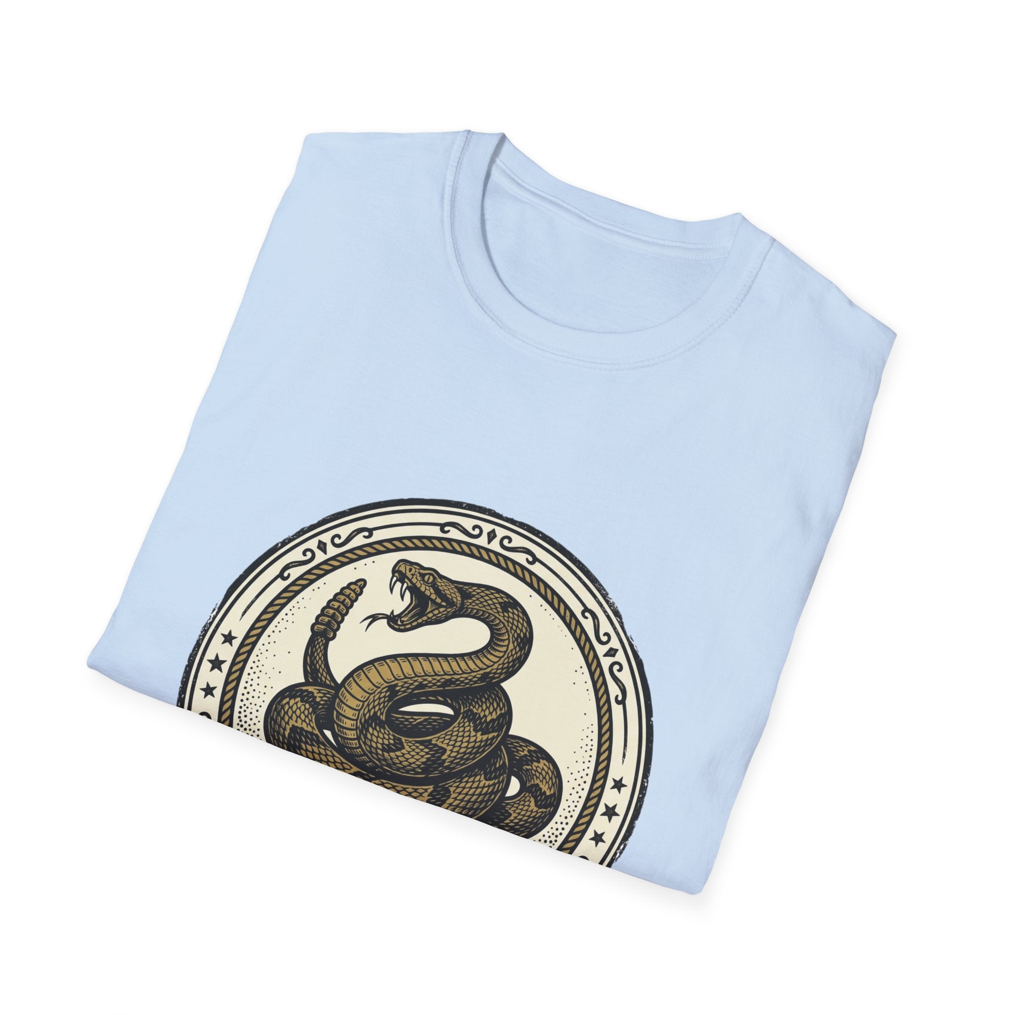 Don't Tread On Me Snake T-Shirt — Gadsden Flag Vintage Patriotic Tee