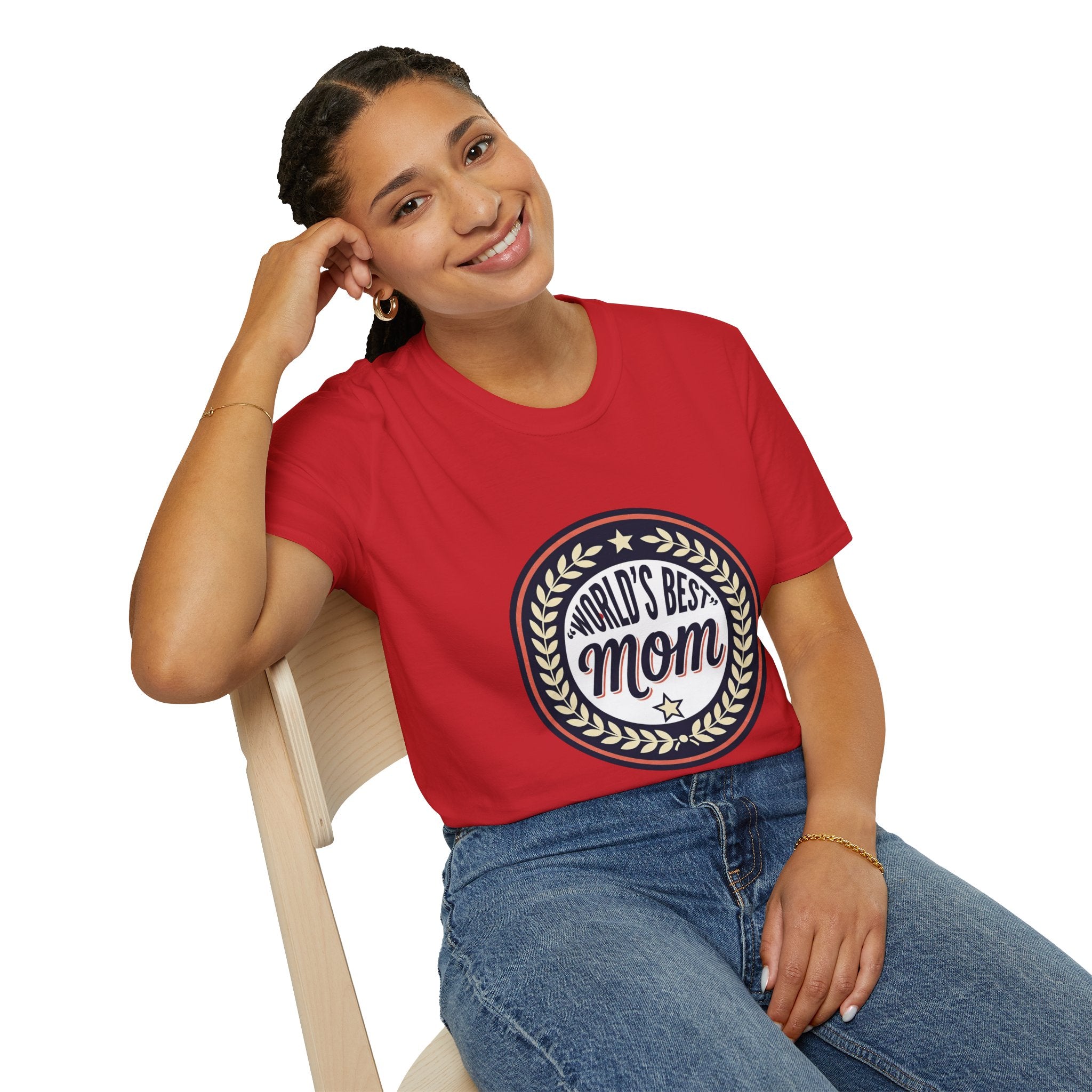 World's Best Mom T-Shirt – Vintage Badge Mother's Day Tee
