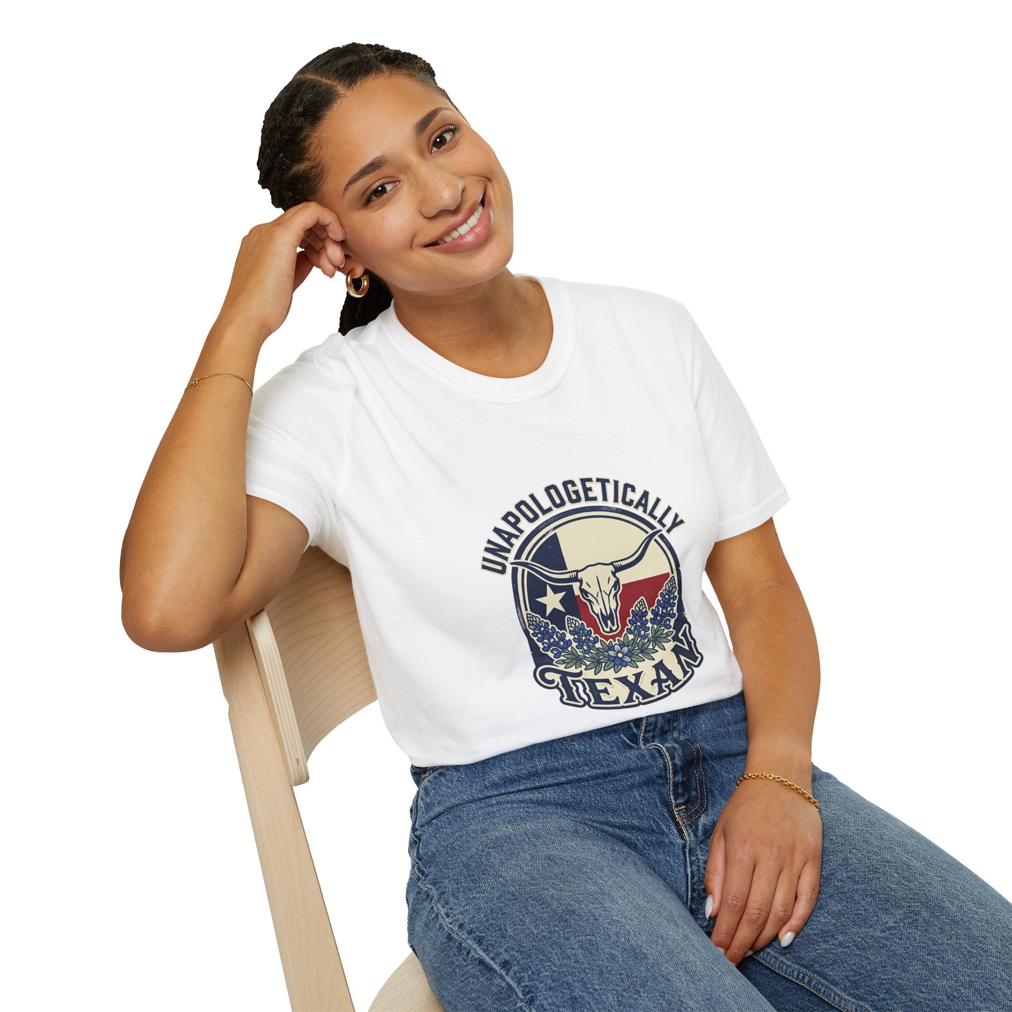 Unapologetically Texan T-Shirt — Retro Longhorn Texas Pride Tee