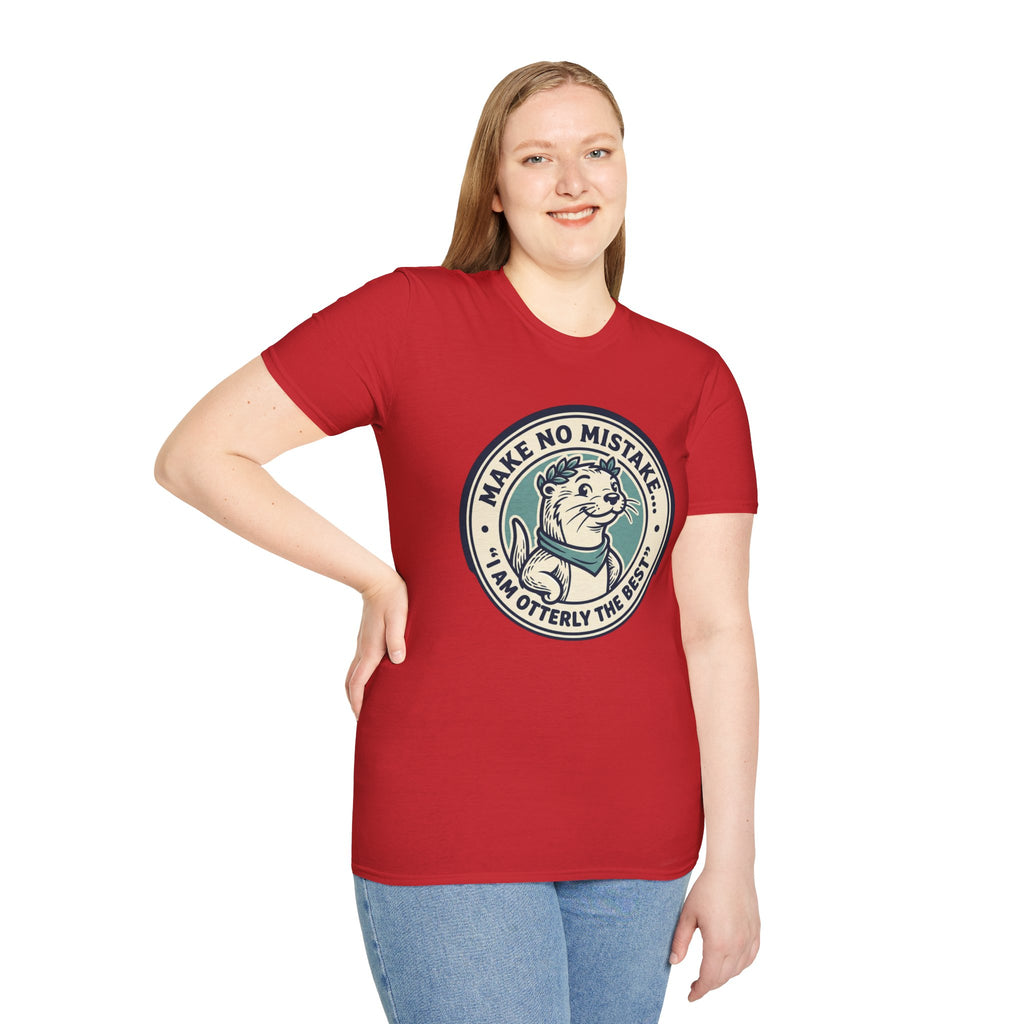 Otterly The Best T-Shirt — Make No Mistake Cute Otter Graphic Tee