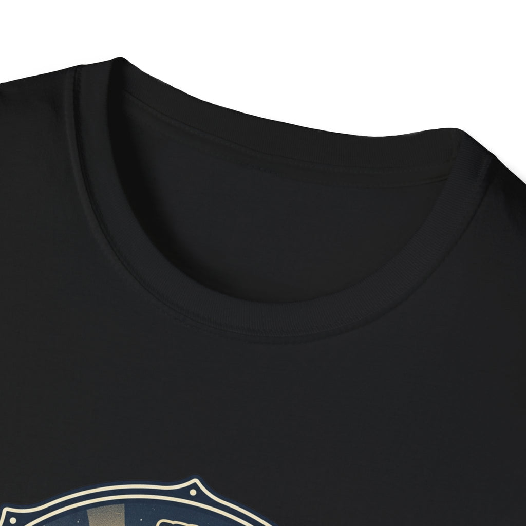 Christian T-Shirt — "Thankful God Is In Control" Cross Design