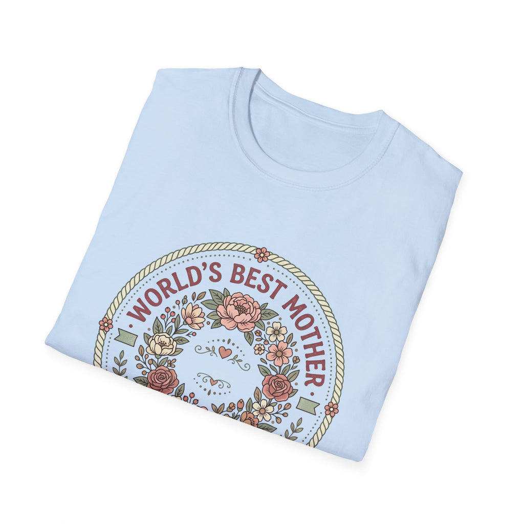 World's Best Mother Floral T-Shirt