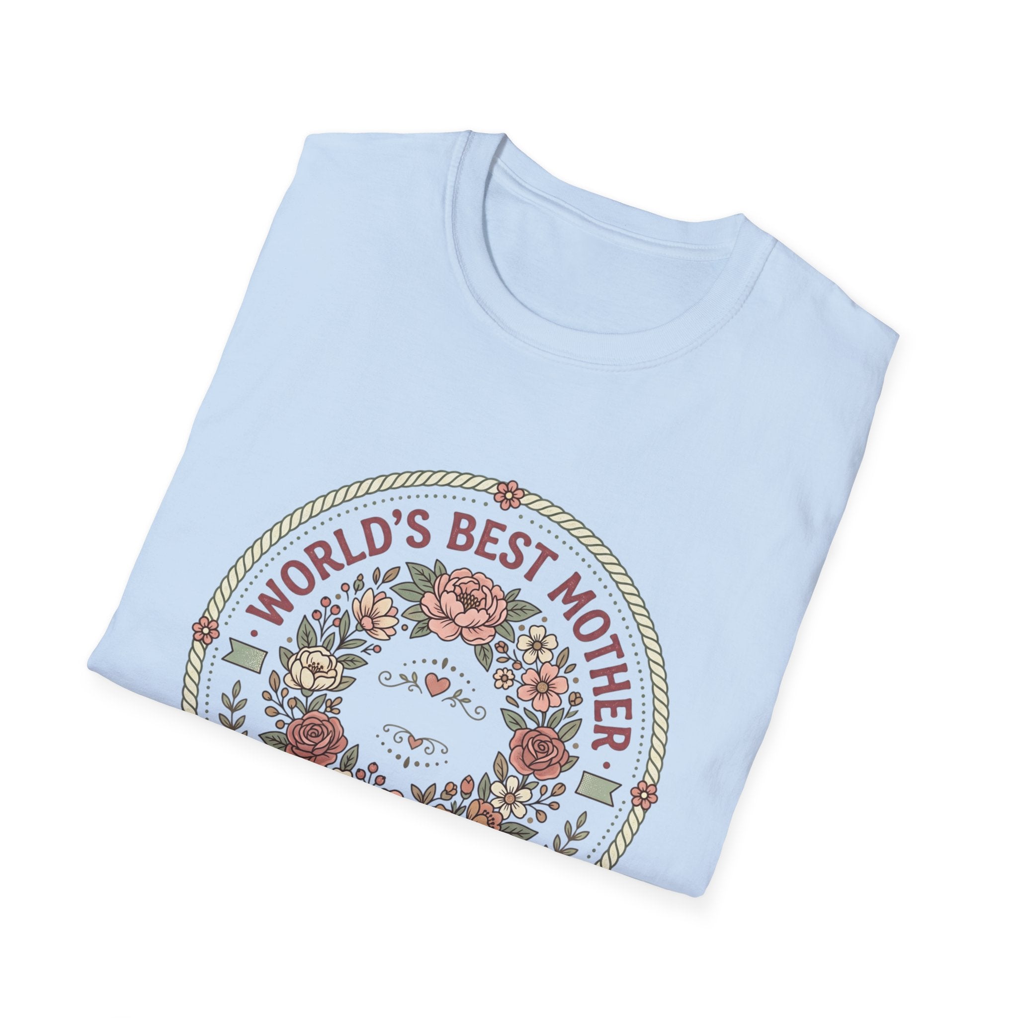 World's Best Mother Floral T-Shirt
