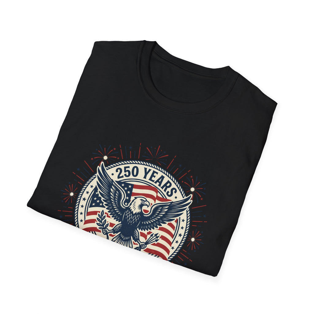 250 Years 1776–2026 Eagle T-Shirt — Patriotic American Independence Shirt