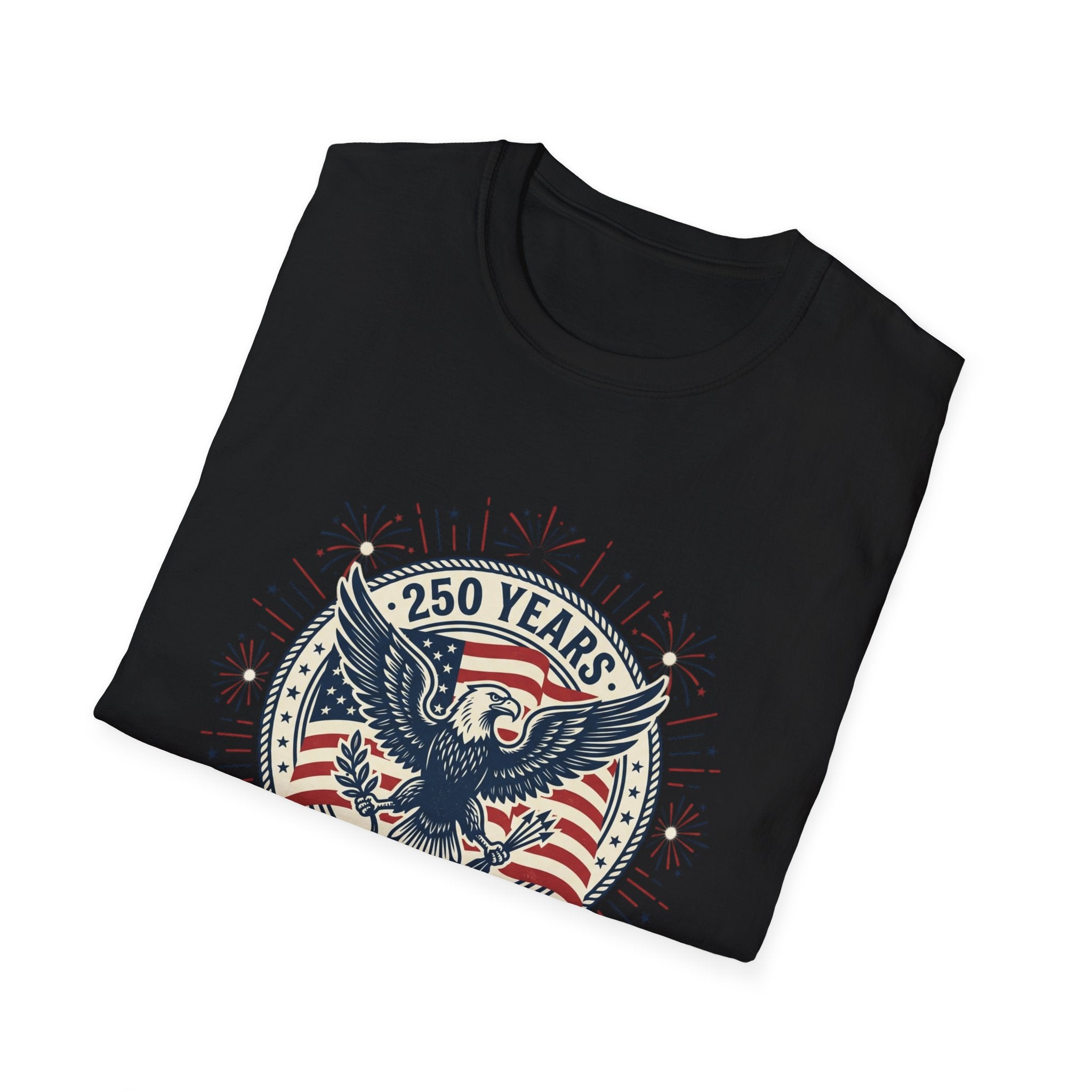 250 Years 1776–2026 Eagle T-Shirt — Patriotic American Independence Shirt