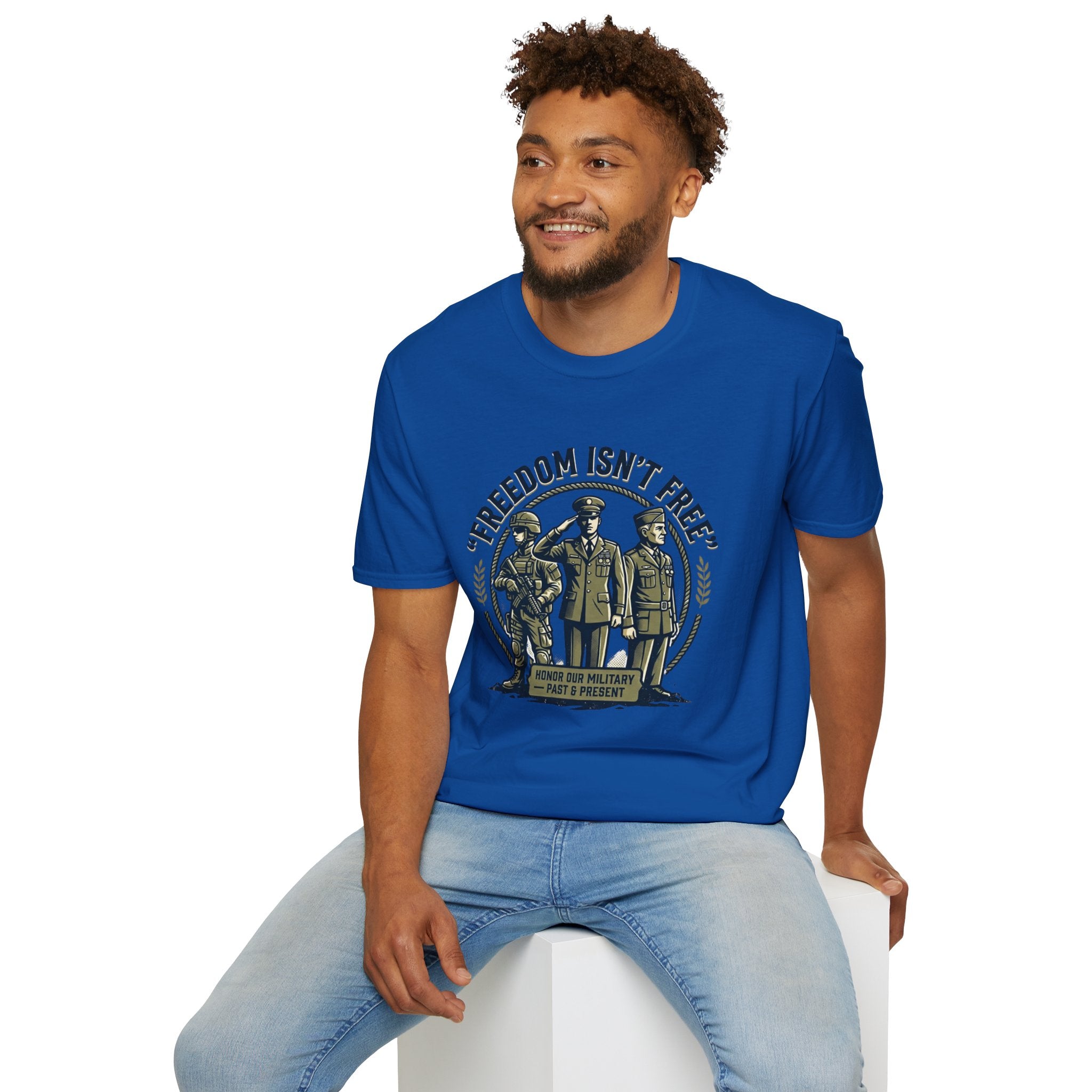 Freedom Isn't Free Military Tribute T-Shirt