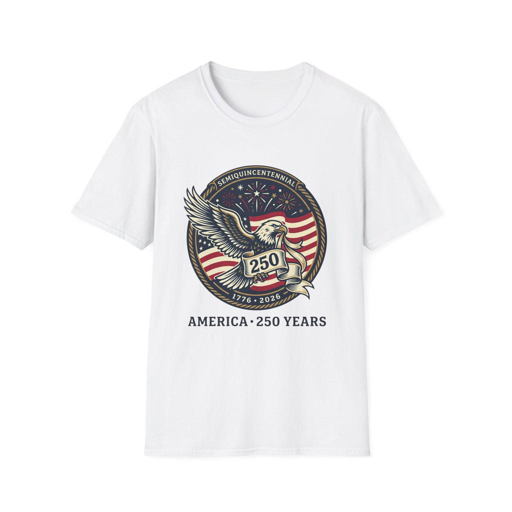250th America Eagle T-Shirt — Semiquincentennial Patriotic Shirt