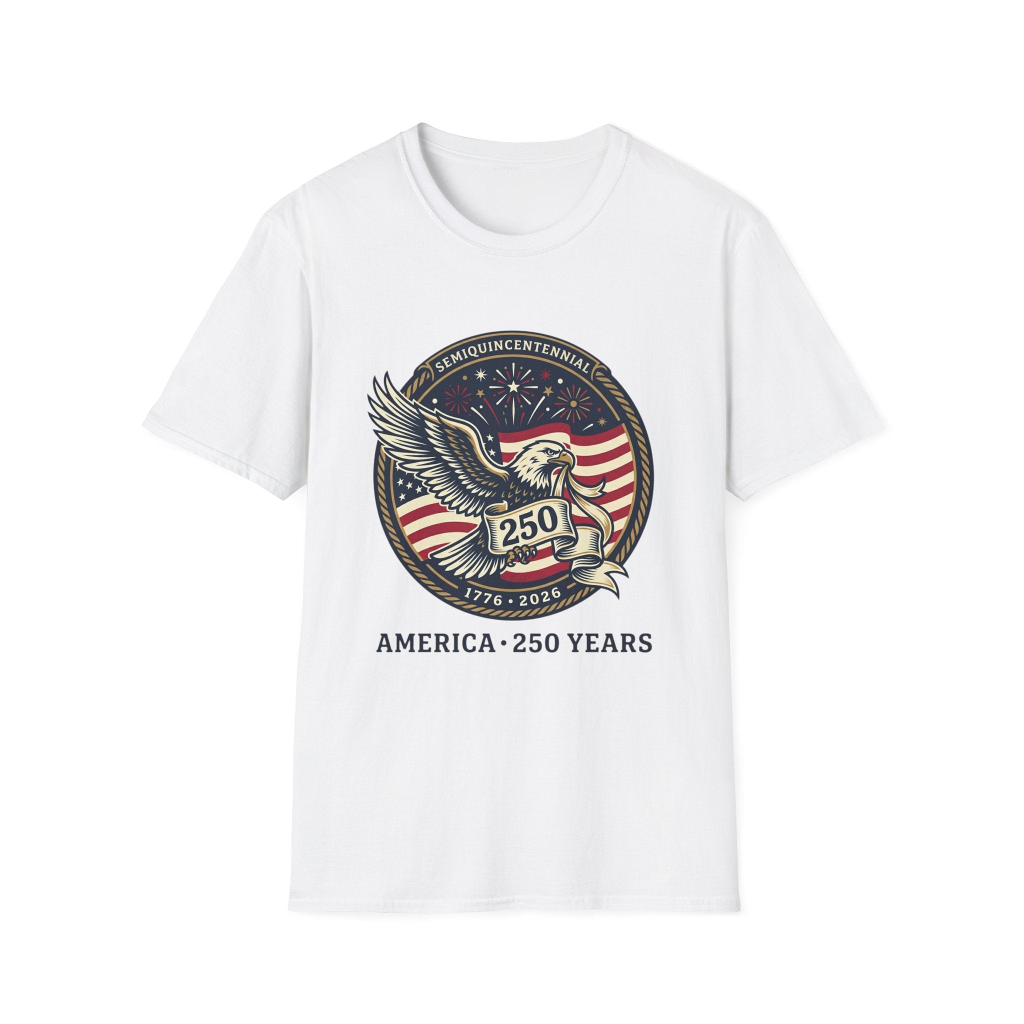 250th America Eagle T-Shirt — Semiquincentennial Patriotic Shirt