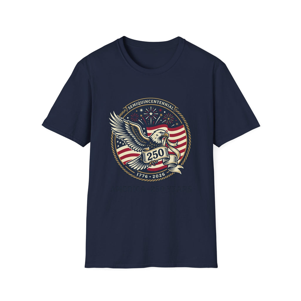 250th America Eagle T-Shirt — Semiquincentennial Patriotic Shirt