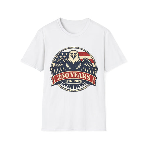 250 Years Eagle T-Shirt – 1776–2026 American Anniversary Patriotic Tee