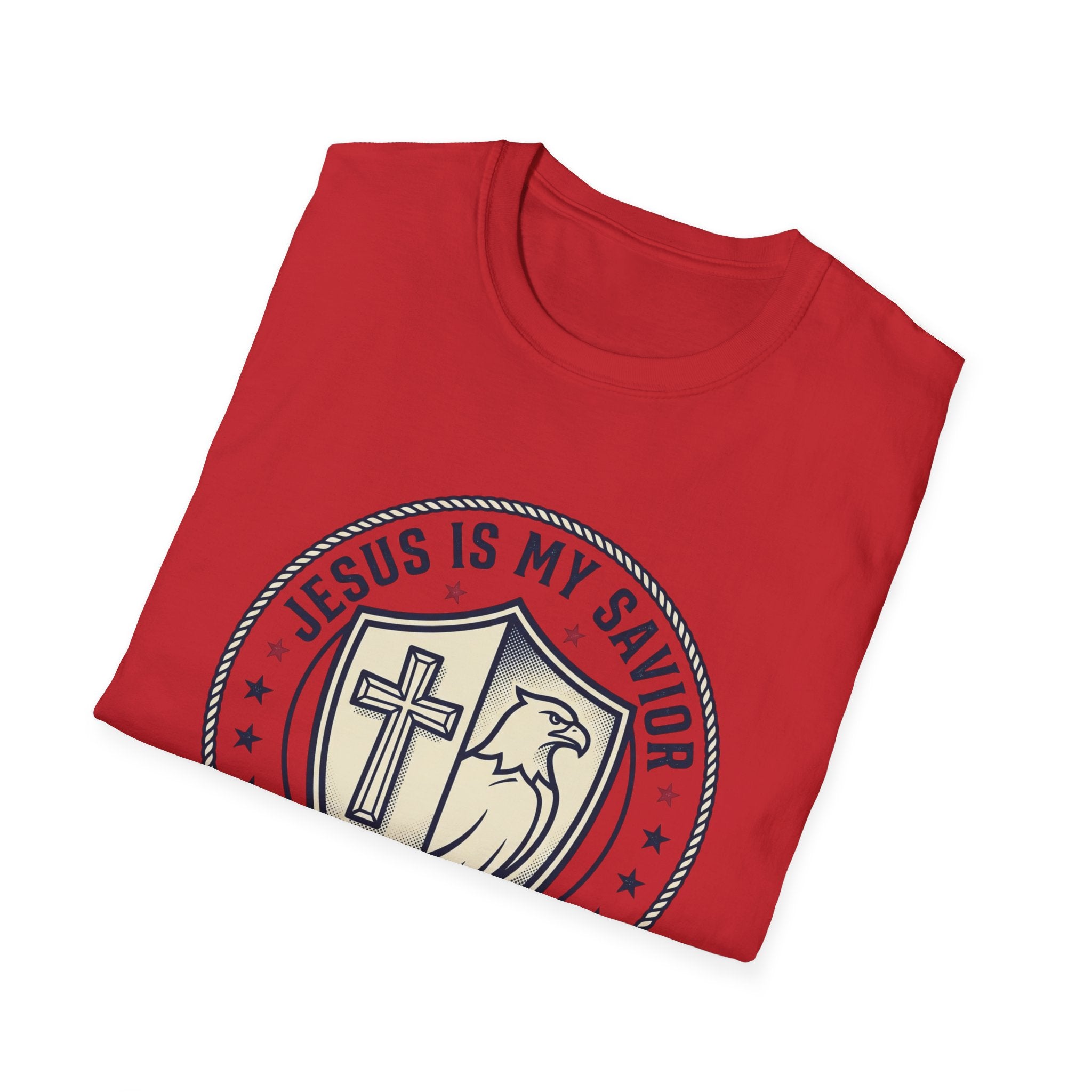 Christian Political T-Shirt — "Jesus Is My Savior, Trump Is My President"