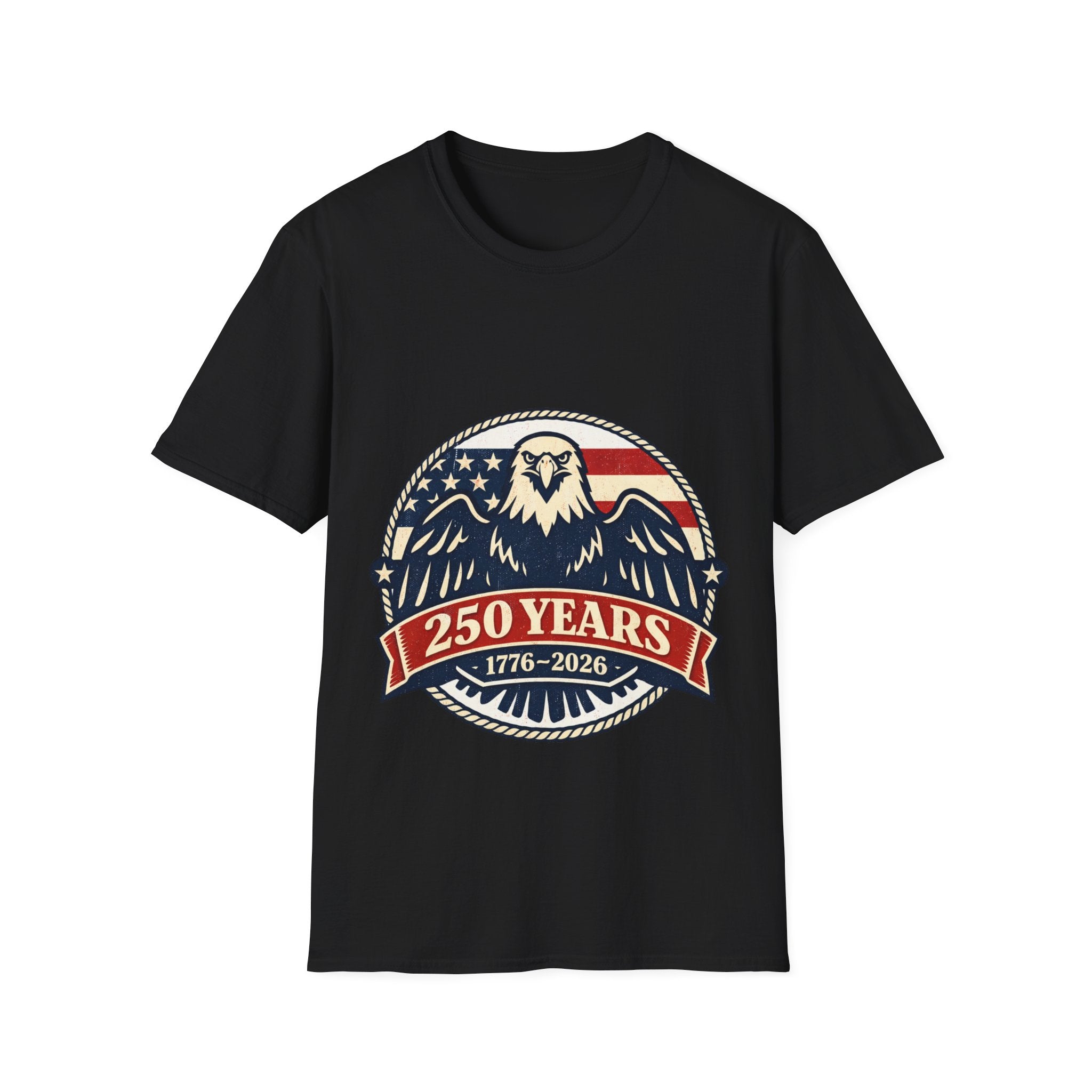 250 Years Eagle T-Shirt – 1776–2026 American Anniversary Patriotic Tee