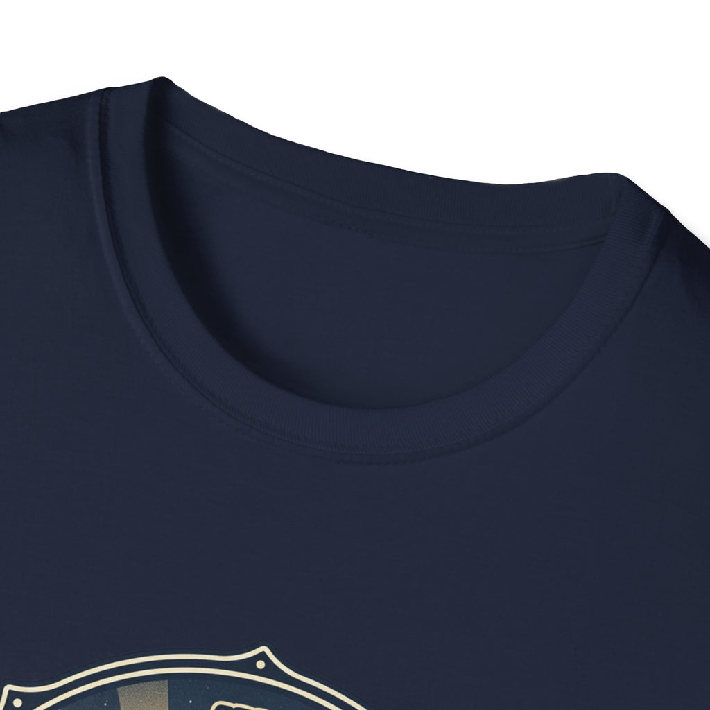 Christian T-Shirt — "Thankful God Is In Control" Cross Design