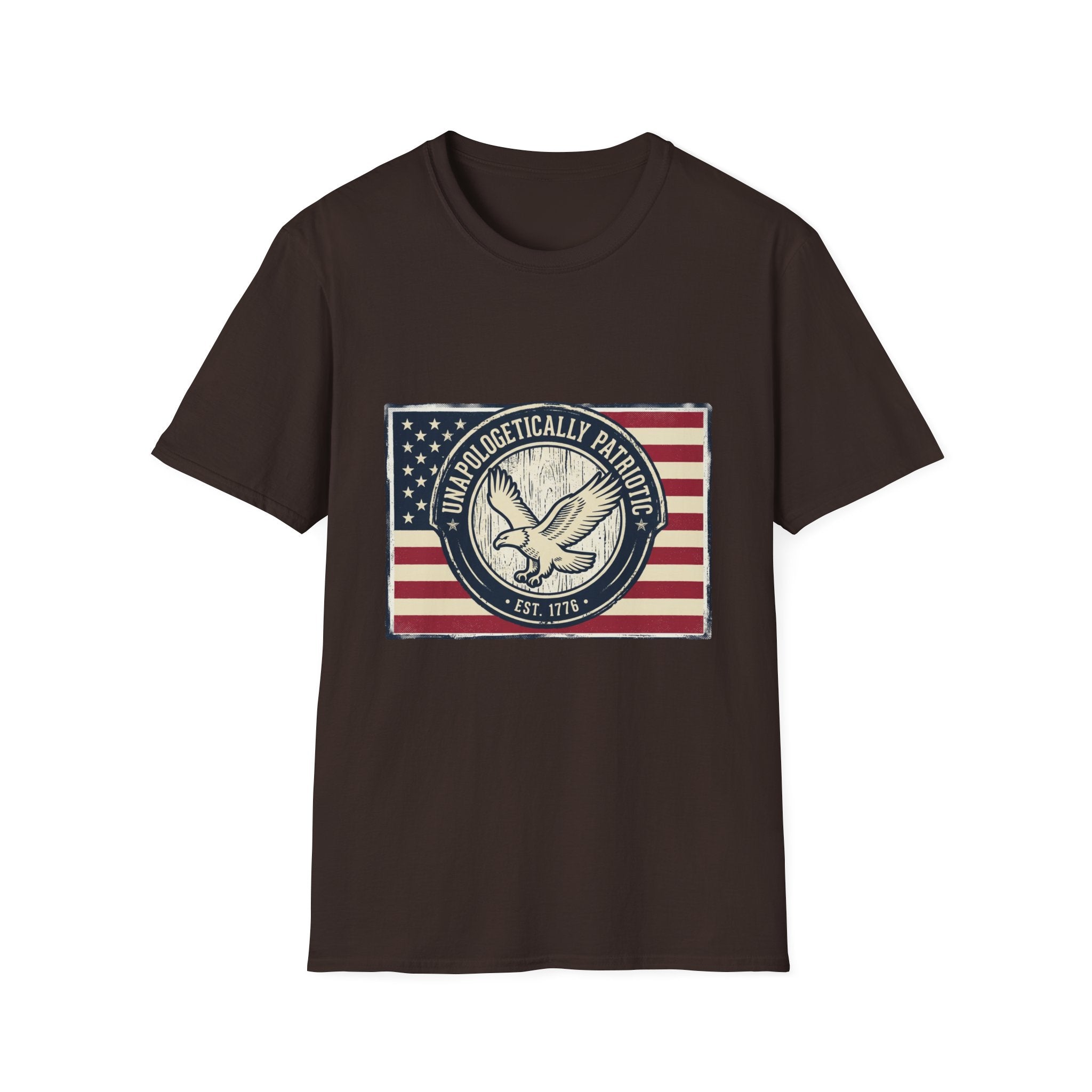 Patriotic Eagle T-Shirt — Unapologetically Patriotic American Flag Tee