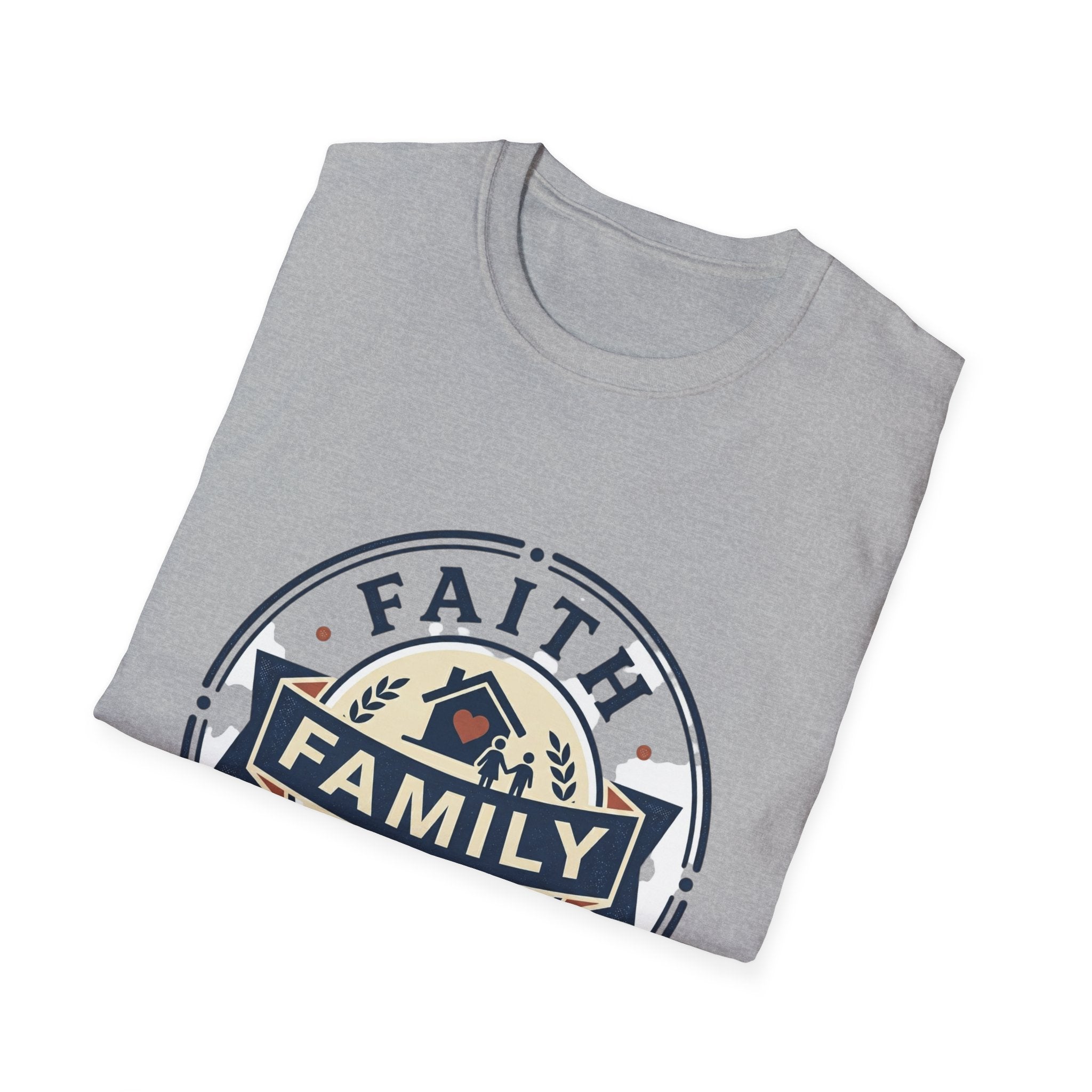 Faith, Family & Friends T-Shirt — Inspirational Christian Family Tee