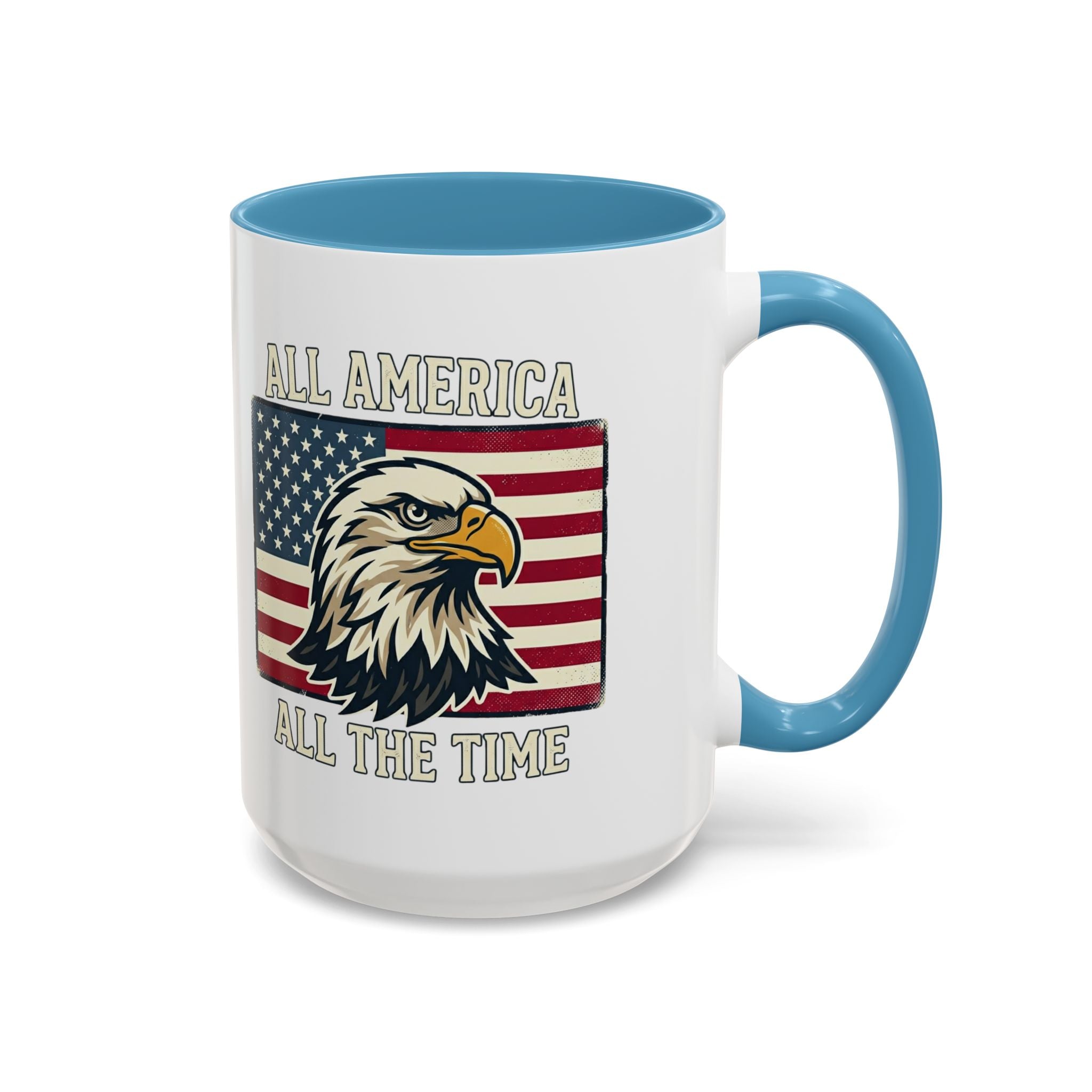 All America Eagle Coffee Mug — Patriotic 11oz Accent Mug