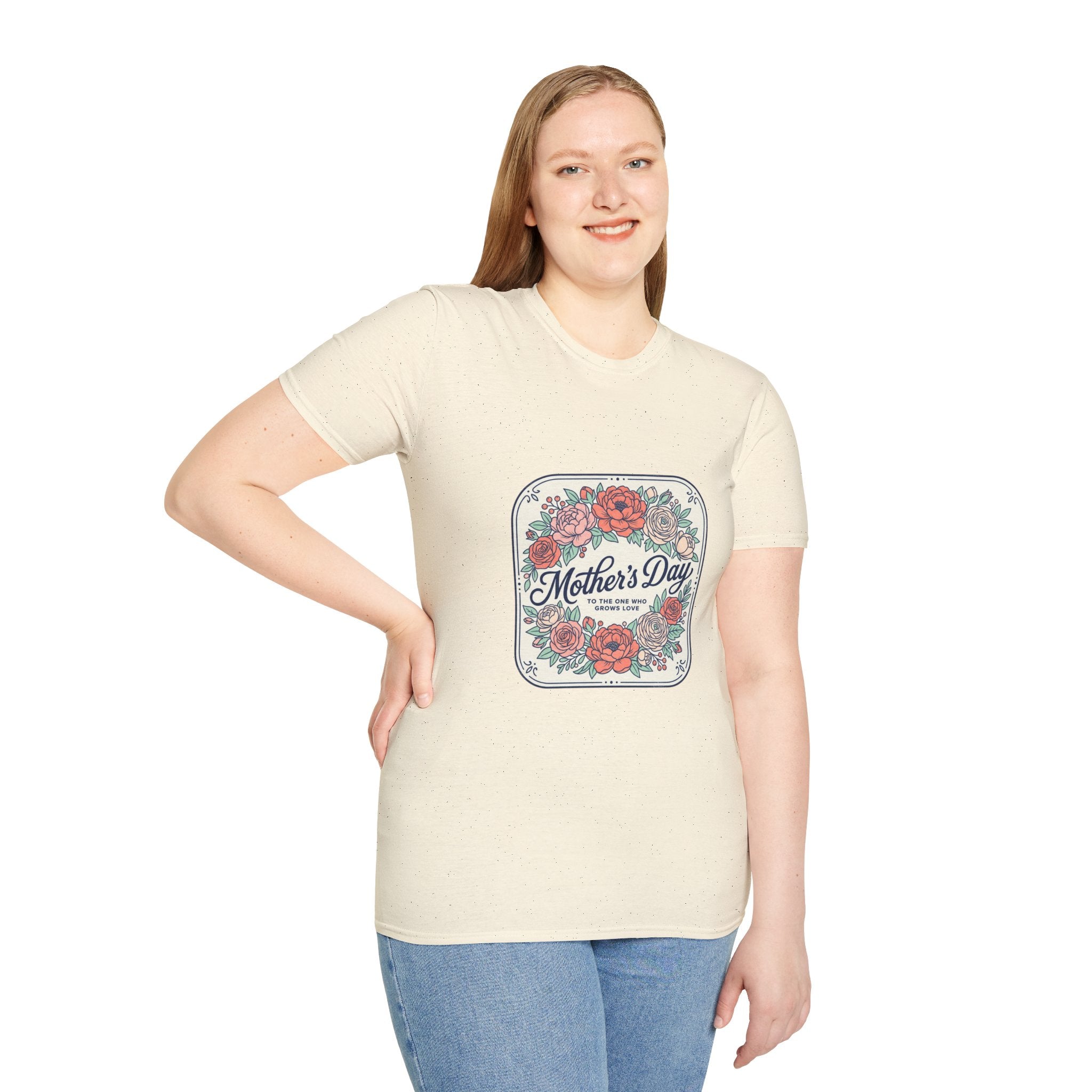 Mother's Day Floral Tee — Vintage Roses "Mother's Day" Graphic T-Shirt
