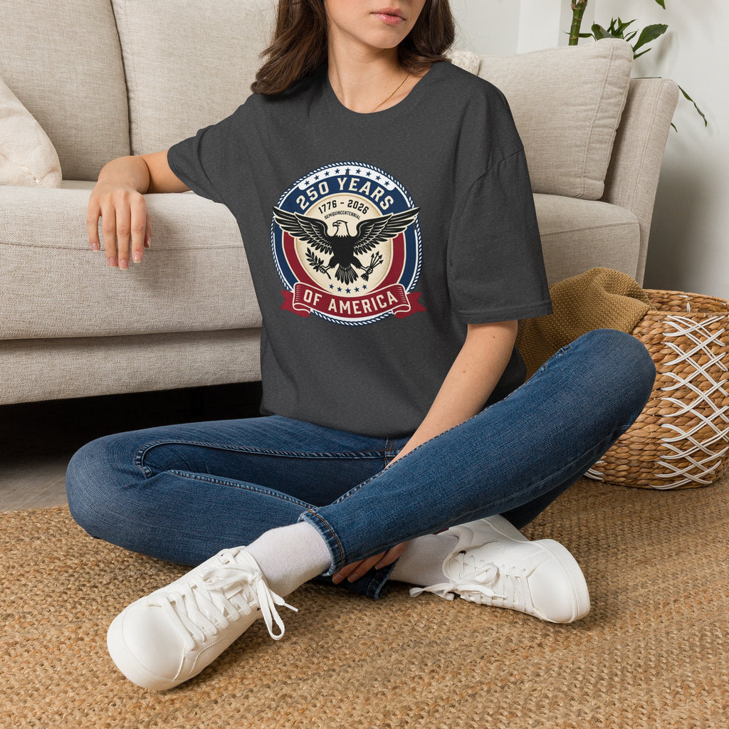 250 Years of America Eagle T-Shirt — 1776–2026 Patriotic Anniversary Tee