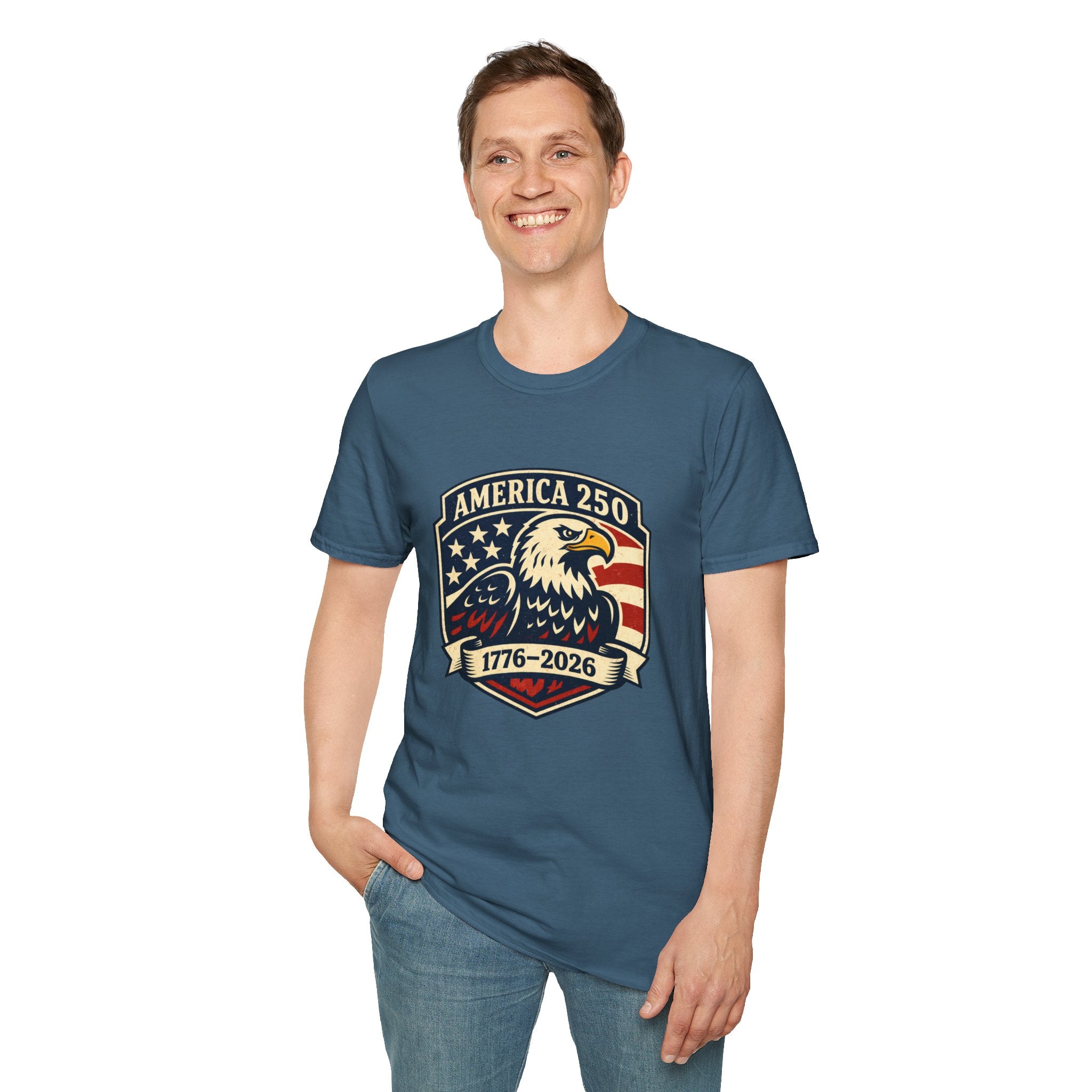 America 250 Eagle T-Shirt — 1776-2026 Patriotic Independence Day Shirt