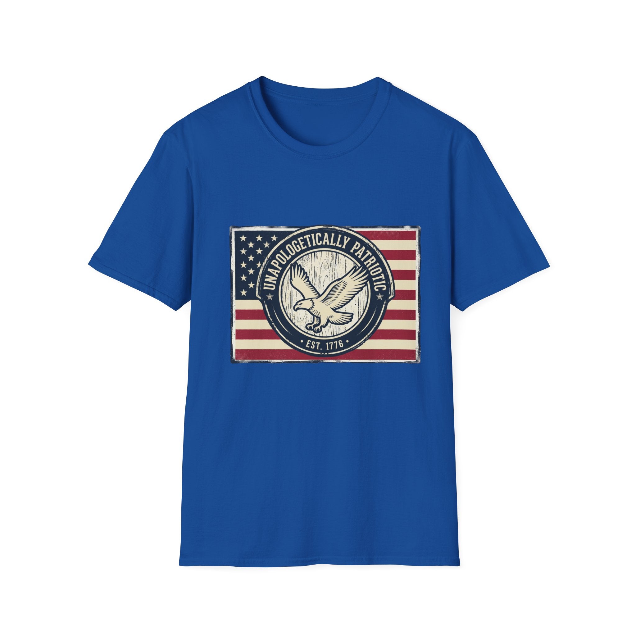 Patriotic Eagle T-Shirt — Unapologetically Patriotic American Flag Tee