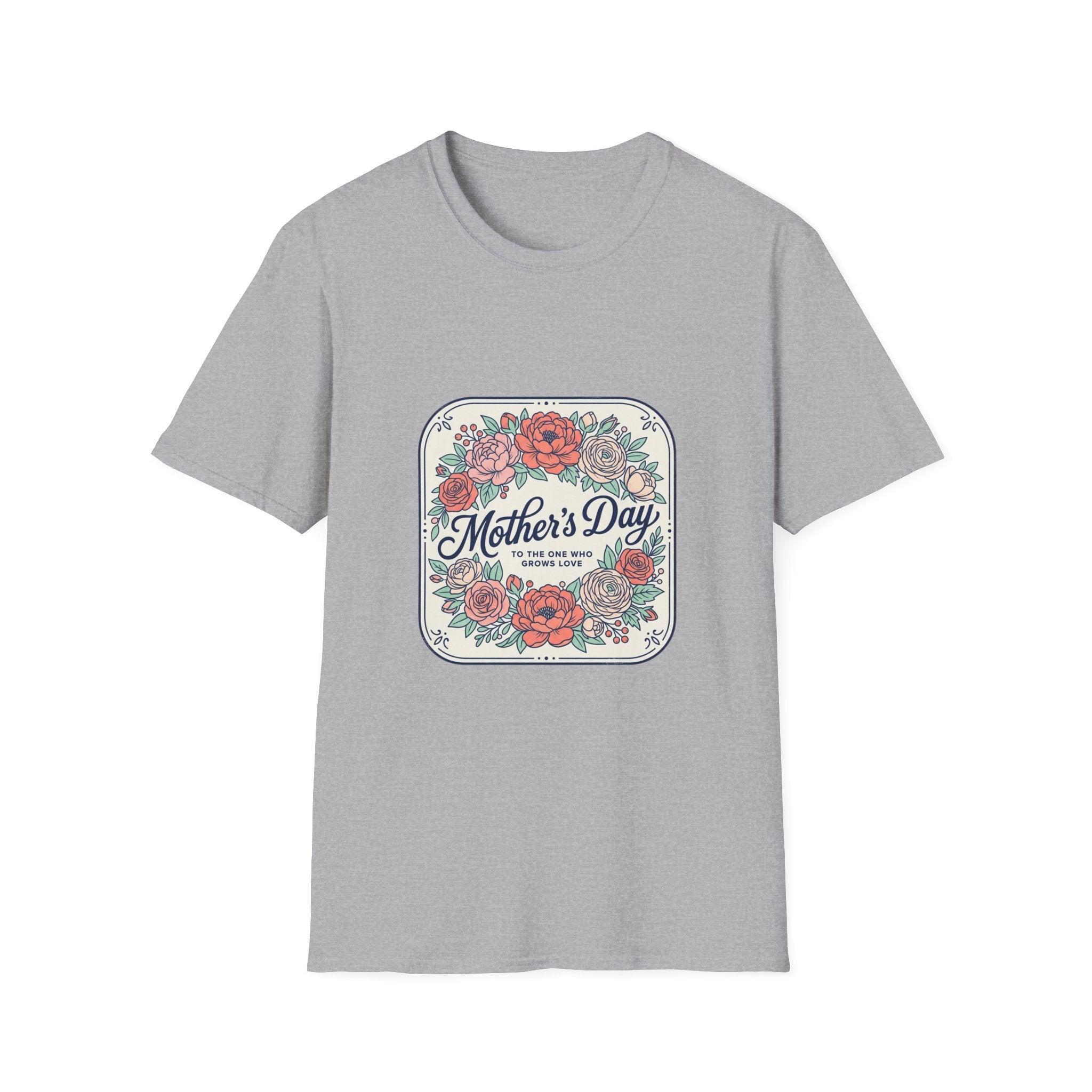 Mother's Day Floral Tee — Vintage Roses "Mother's Day" Graphic T-Shirt